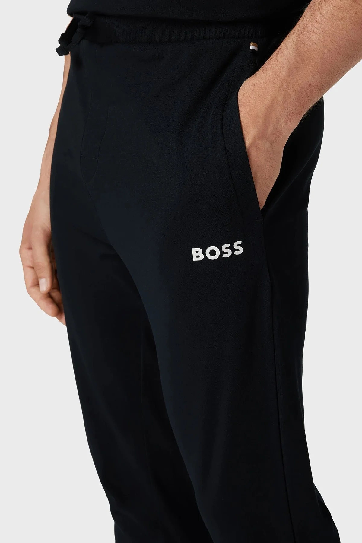Boss Pamuklu Regular Fit Cepli Jogger Spor Erkek Pantolon 50496107 001 SİYAH - 4