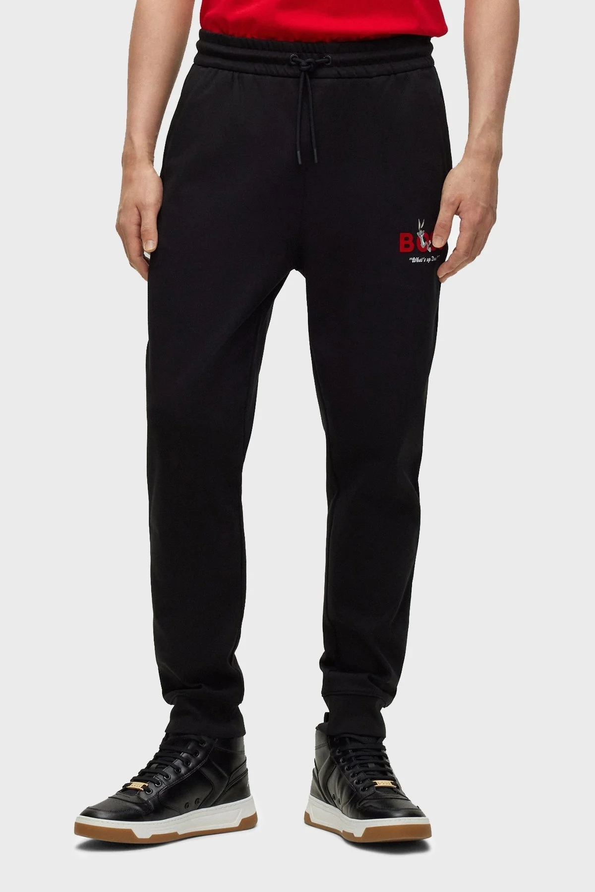 Boss Pamuklu Regular Fit Cepli Spor Jogger Erkek Pantolon 50486309 001 SİYAH - 1