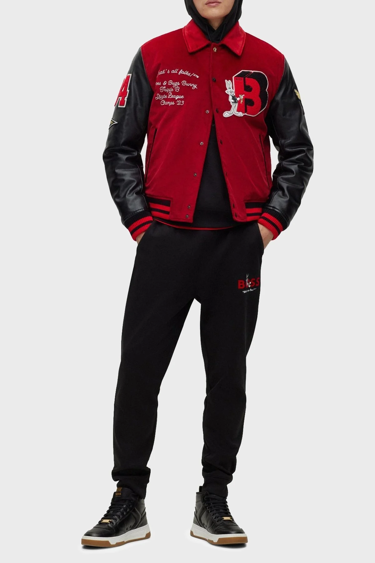 Boss Pamuklu Regular Fit Cepli Spor Jogger Erkek Pantolon 50486309 001 SİYAH - 2