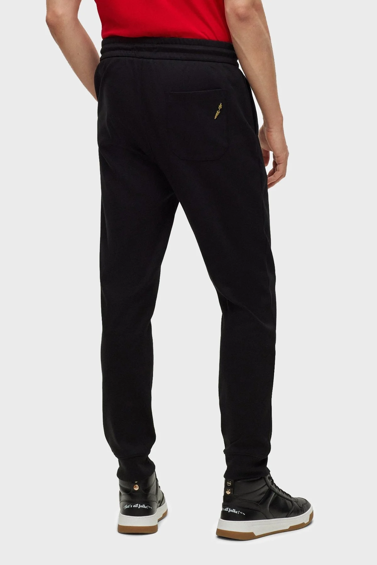 Boss Pamuklu Regular Fit Cepli Spor Jogger Erkek Pantolon 50486309 001 SİYAH - 3