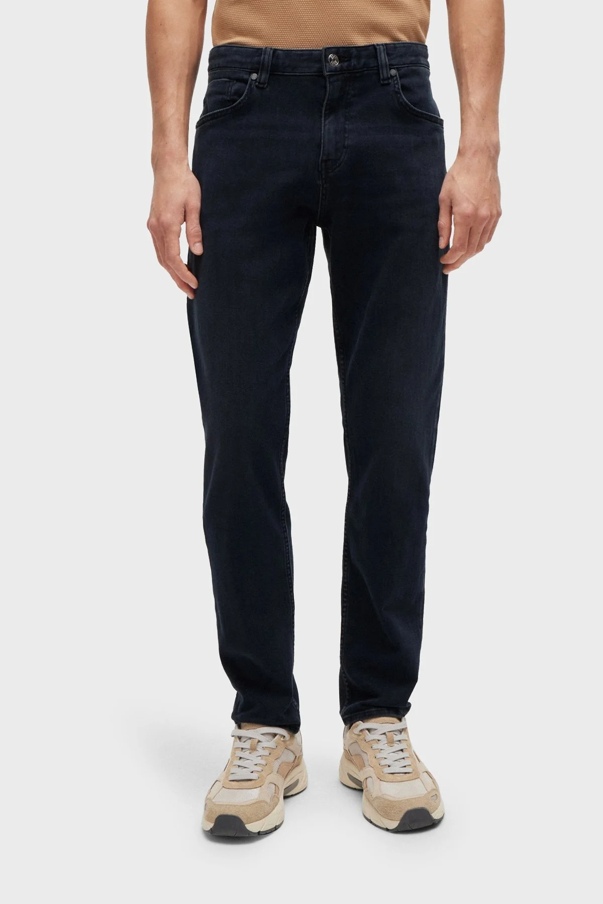 Boss Pamuklu Regular Fit Dar Paça Jeans Erkek Kot Pantolon 50522489 405 LACİVERT - 1