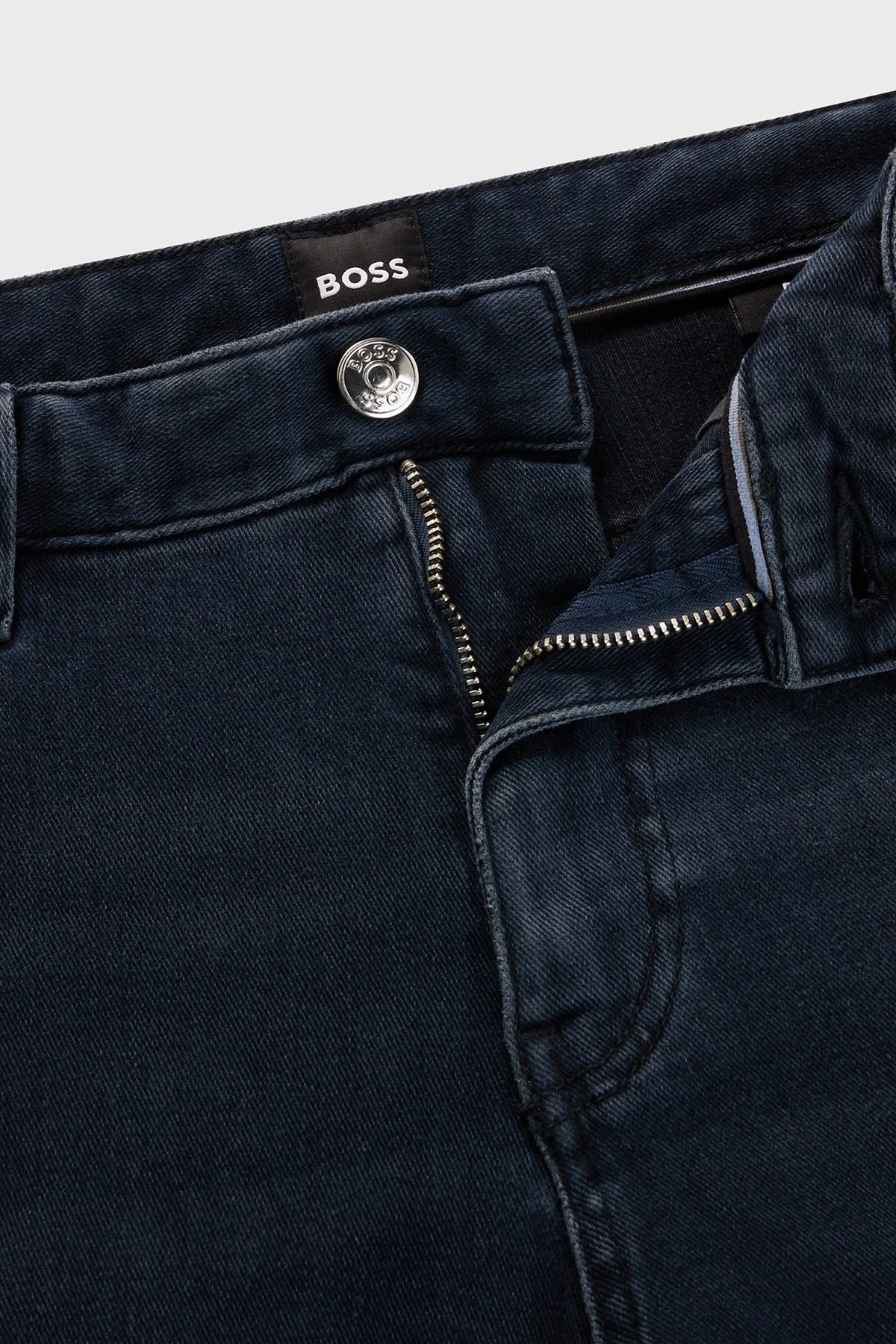 Boss Pamuklu Regular Fit Dar Paça Jeans Erkek Kot Pantolon 50522489 405 LACİVERT - 5