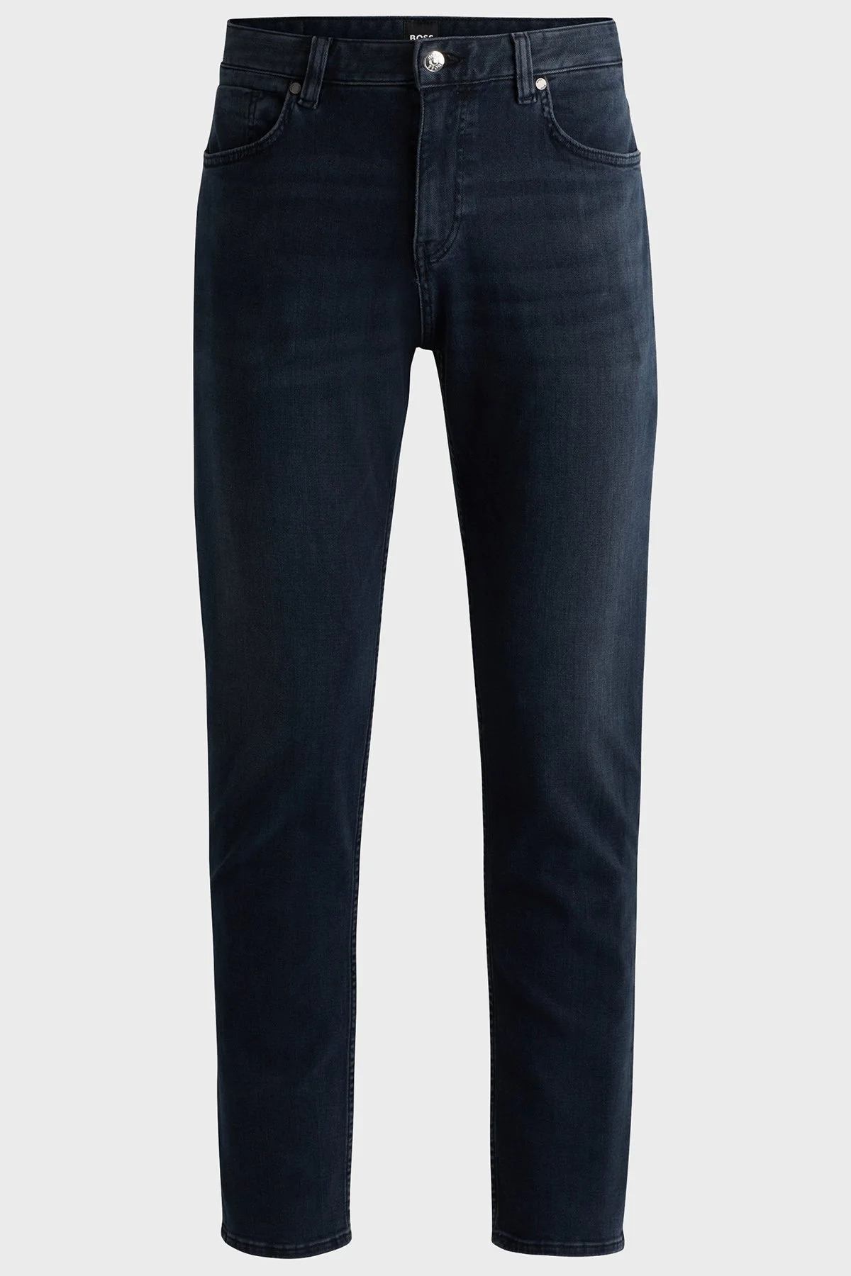 Boss Pamuklu Regular Fit Dar Paça Jeans Erkek Kot Pantolon 50522489 405 LACİVERT - 6