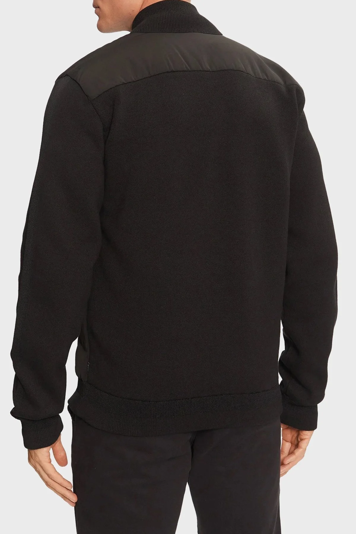 Boss Pamuklu Regular Fit Dik Yaka Fermuarlı Erkek Ceket 50519620 001 SİYAH - 3