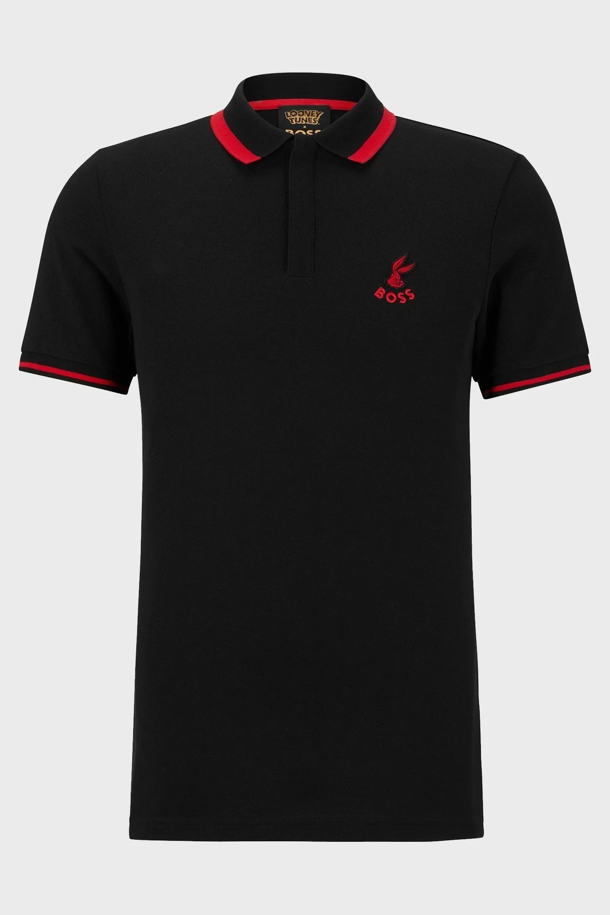 Boss Pamuklu Regular Fit Düğmeli Erkek Polo T Shirt 50485406 001 SİYAH - 5