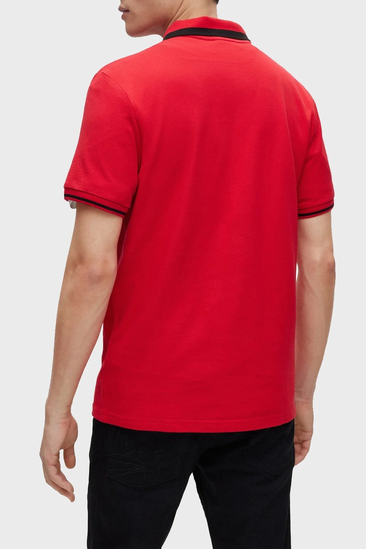 Boss Pamuklu Regular Fit Düğmeli Erkek Polo T Shirt 50485406 623 KIRMIZI - 3