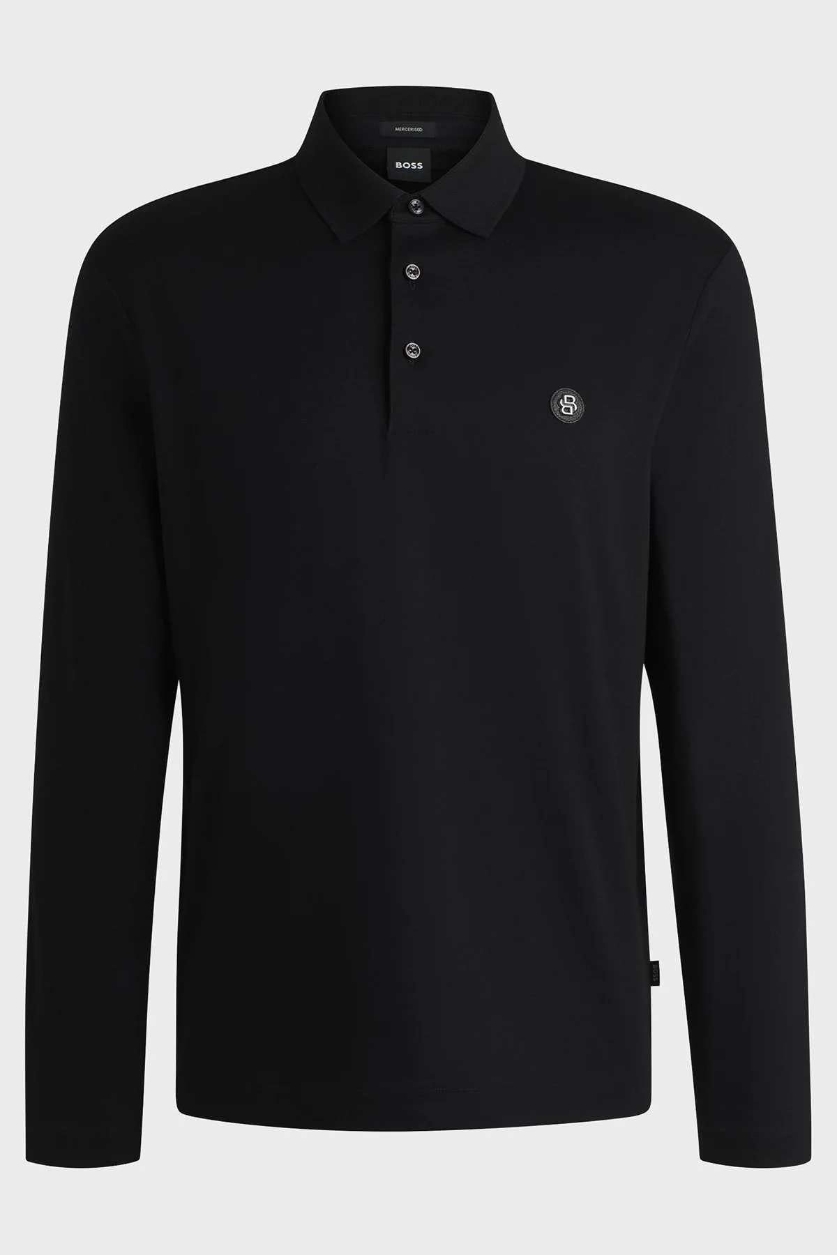 Boss Pamuklu Regular Fit Düğmeli Erkek Polo Yaka Sweat 50523917 002 SİYAH - 4