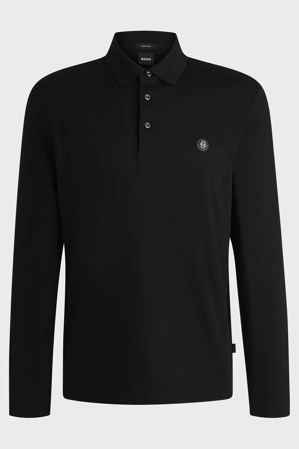 Boss Pamuklu Regular Fit Düğmeli Erkek Polo Yaka Sweat 50523917 002 SİYAH - 4