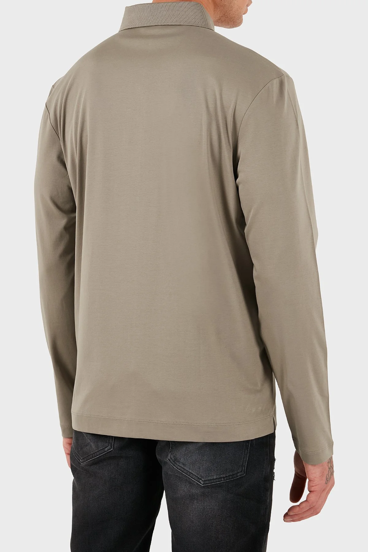 Boss Pamuklu Regular Fit Düğmeli Erkek Polo Yaka Sweat 50523917 245 HAKİ - 3