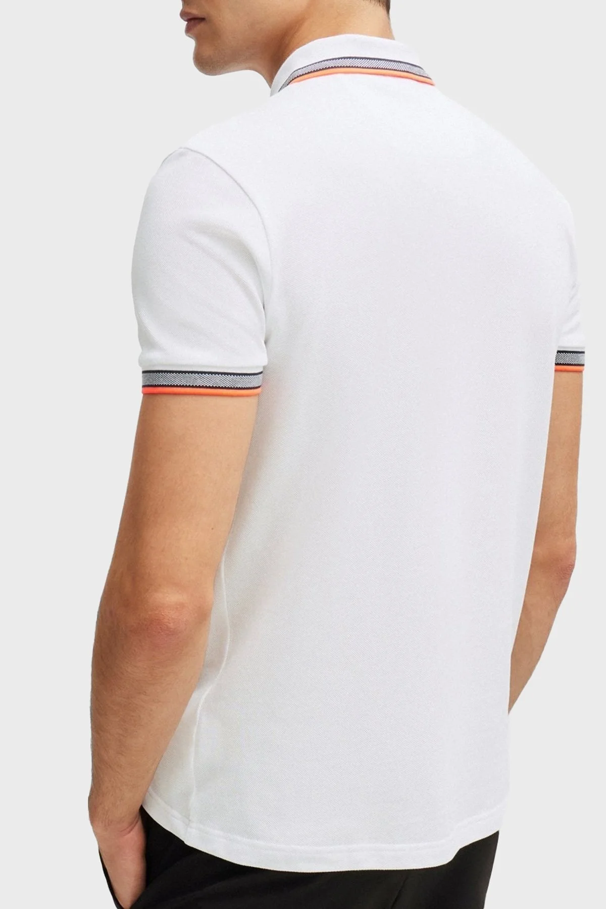 Boss Pamuklu Regular Fit Düğmeli Erkek Polo Yaka T Shirt 50469055 103 BEYAZ - 2