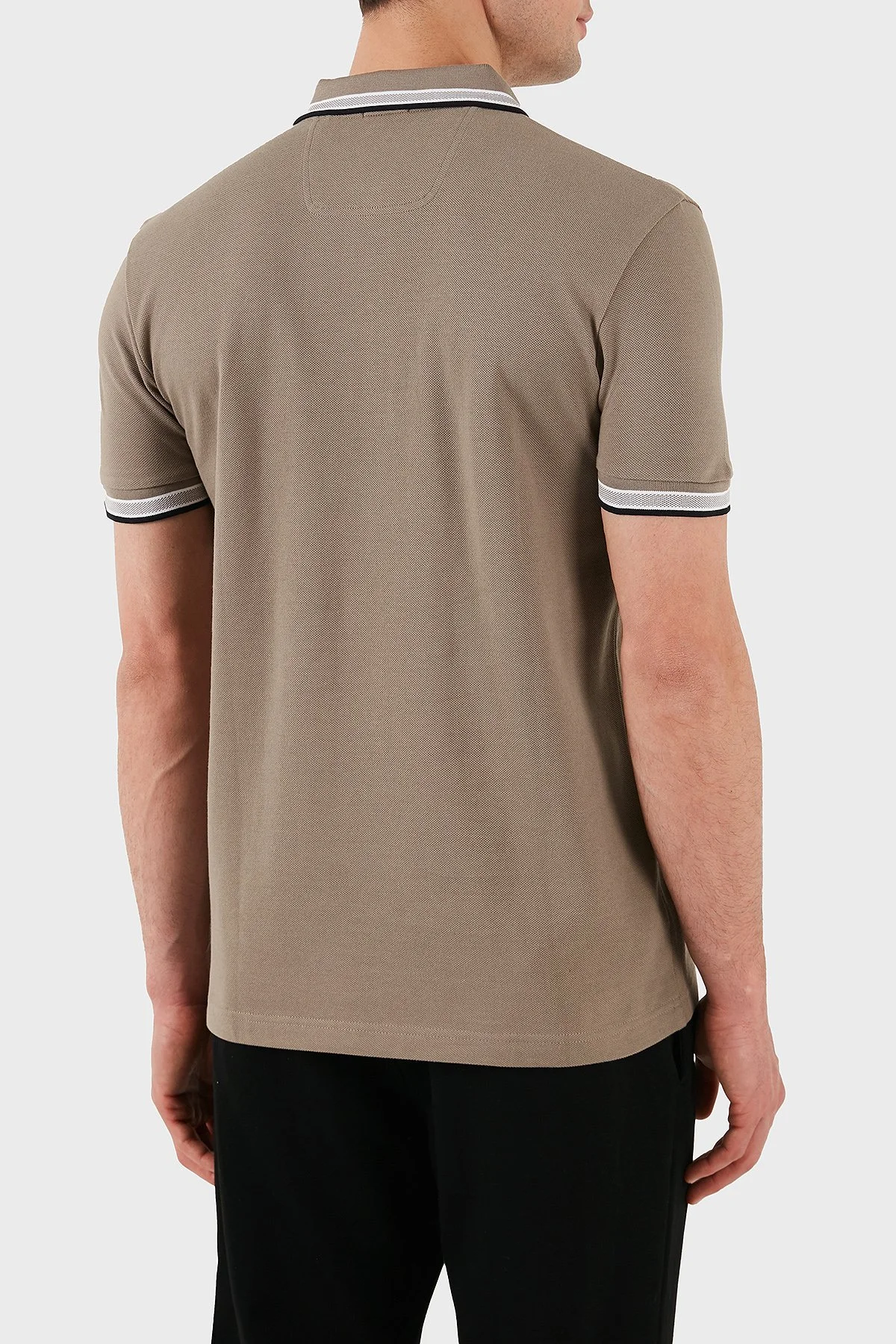 Boss Pamuklu Regular Fit Düğmeli Erkek Polo Yaka T Shirt 50469055 338 HAKİ - 3
