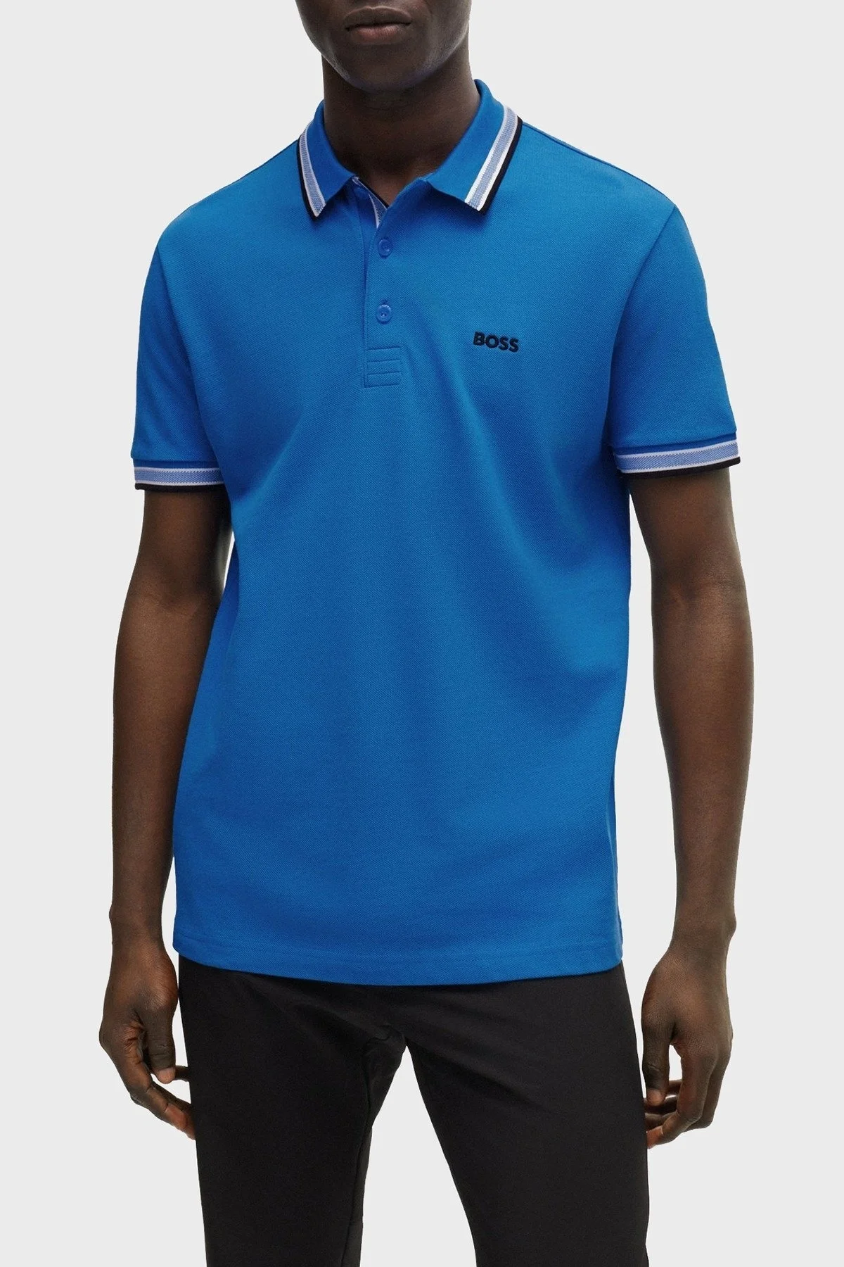Boss Pamuklu Regular Fit Düğmeli Erkek Polo Yaka T Shirt 50469055 424 SAKS - 6