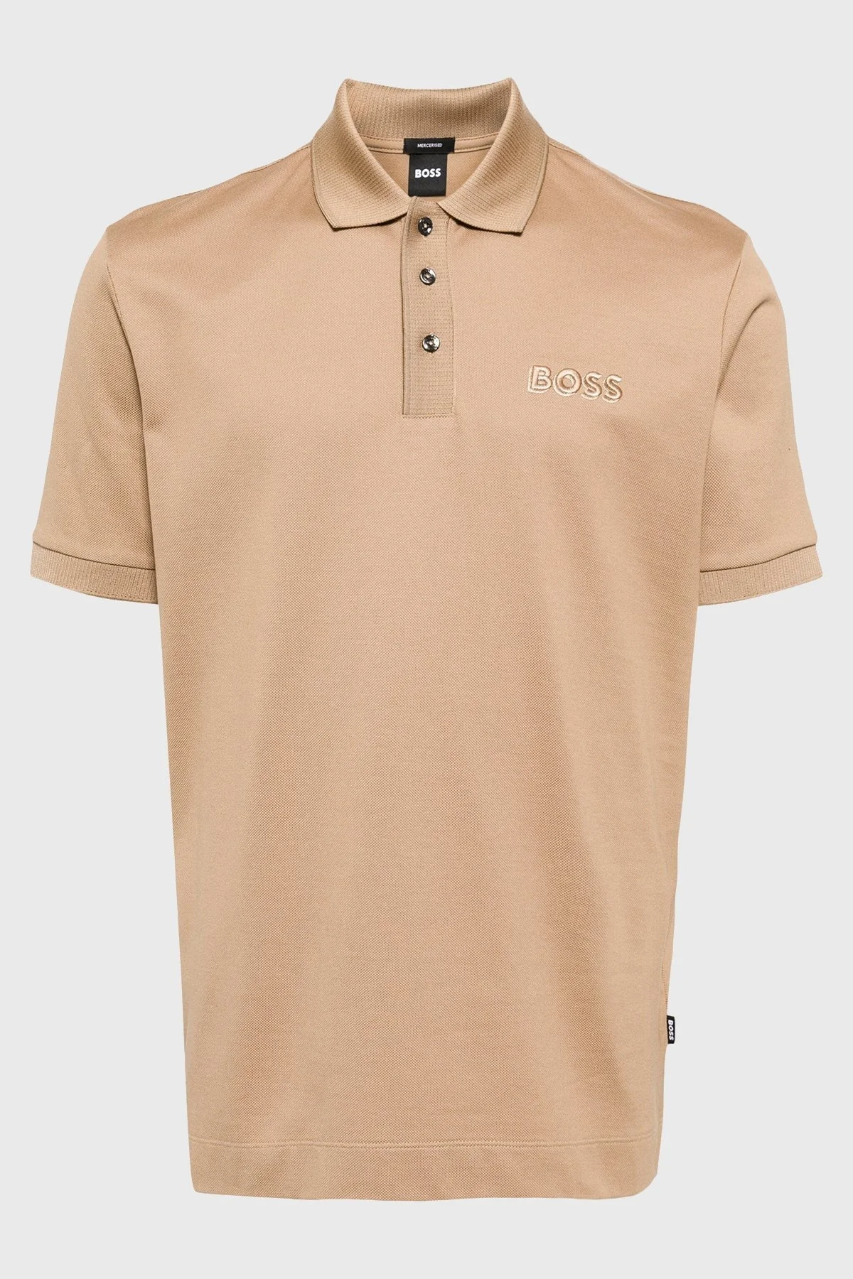 Boss Pamuklu Regular Fit Düğmeli Erkek Polo Yaka T Shirt 50504558 260 KAHVE - 4