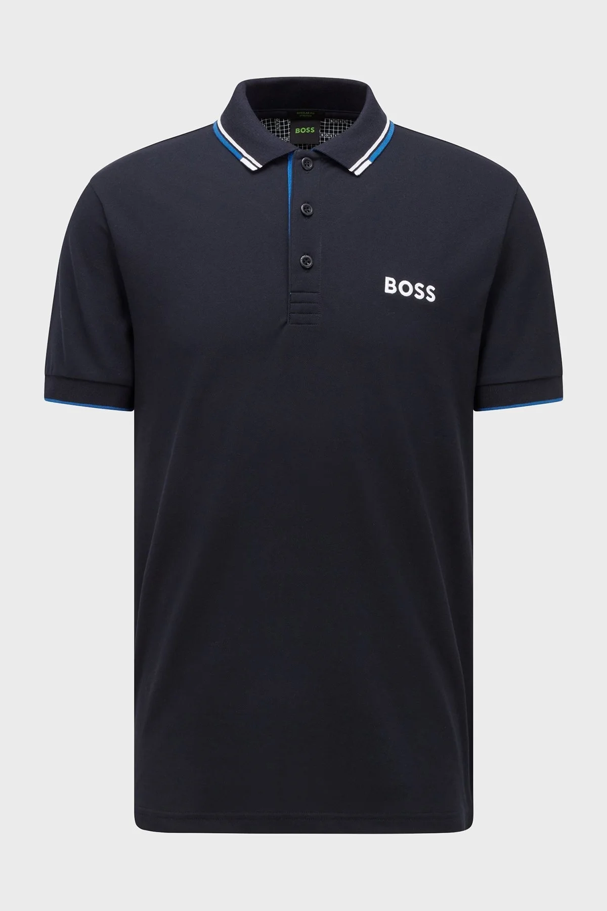Boss Pamuklu Regular Fit Düğmeli Polo T Shirt Erkek Polo Yaka T Shirt 50469102 402 LACİVERT - 10