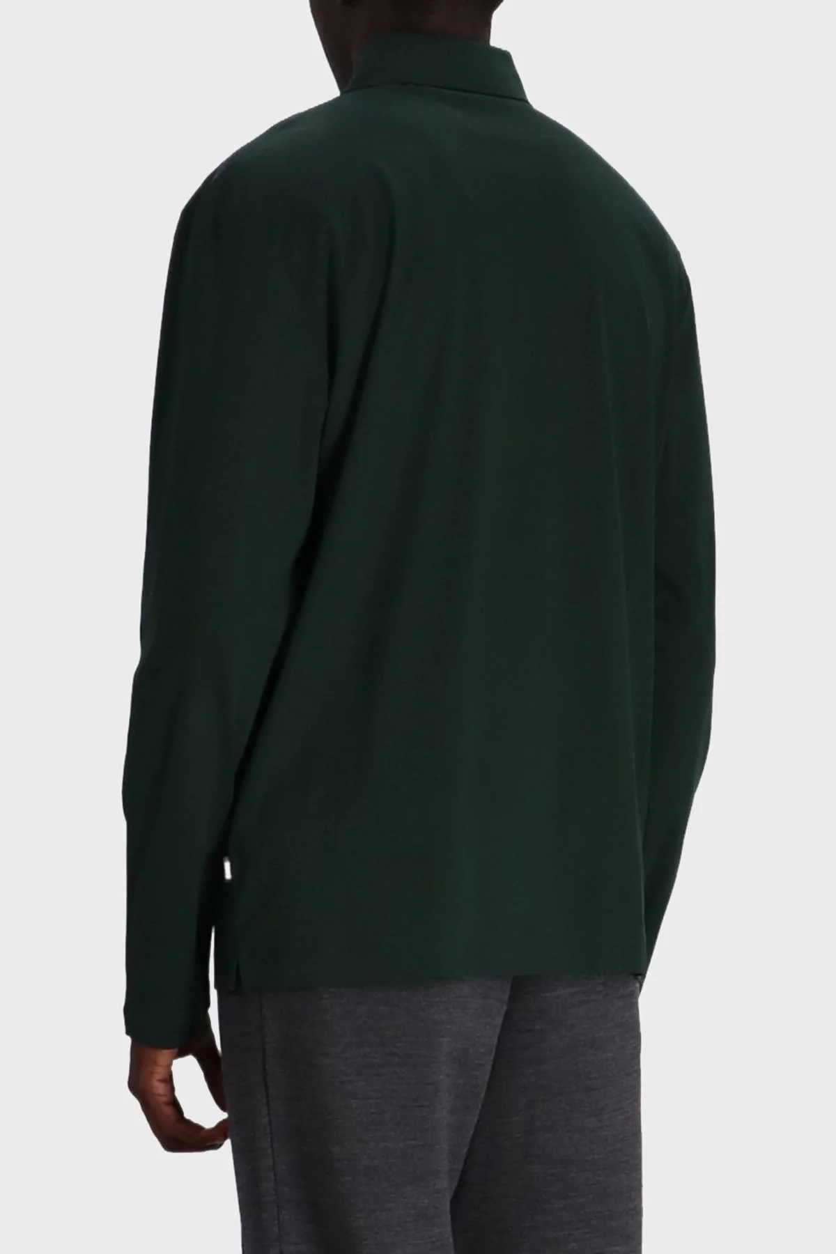 Boss Pamuklu Regular Fit Düğmeli Polo Yaka Erkek Sweat 50523917 385 YEŞİL - 3