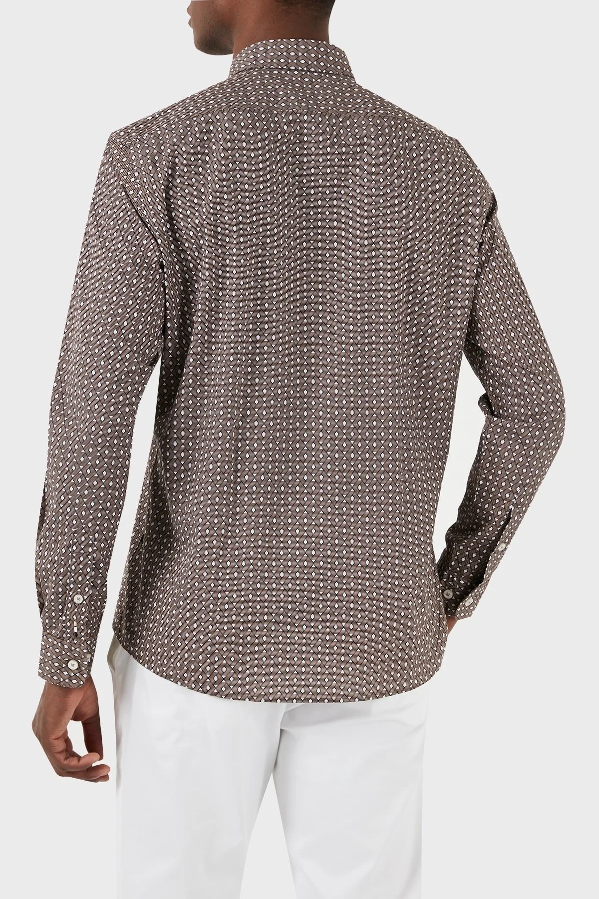 Boss Pamuklu Regular Fit Erkek Gömlek 50508700 249 KAHVE - 9
