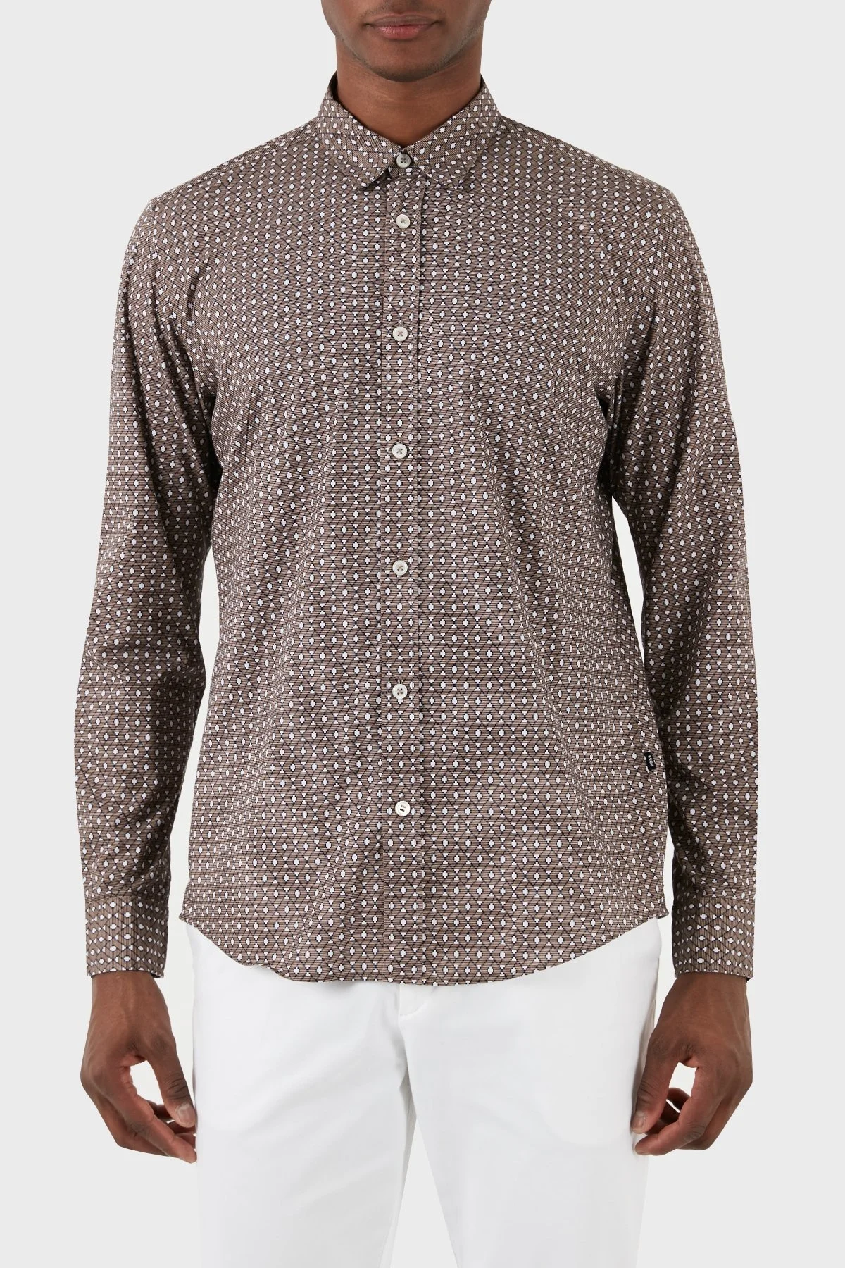 Boss Pamuklu Regular Fit Erkek Gömlek 50508700 249 KAHVE - 12