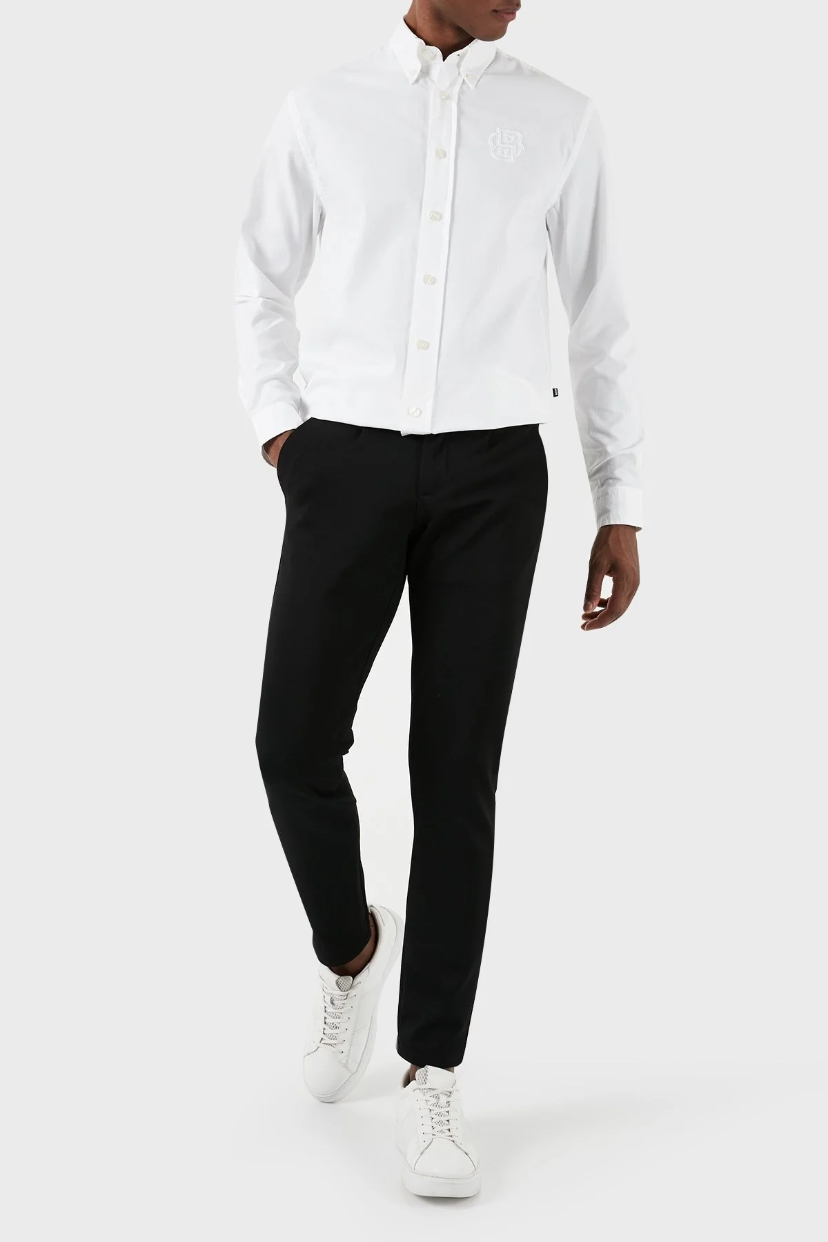 Boss Pamuklu Regular Fit Erkek Gömlek 50514638 100 BEYAZ - 5