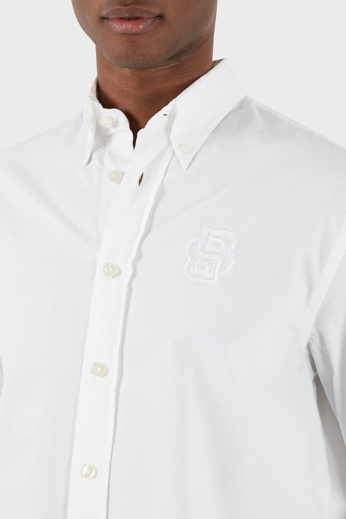 Boss Pamuklu Regular Fit Erkek Gömlek 50514638 100 BEYAZ - 6