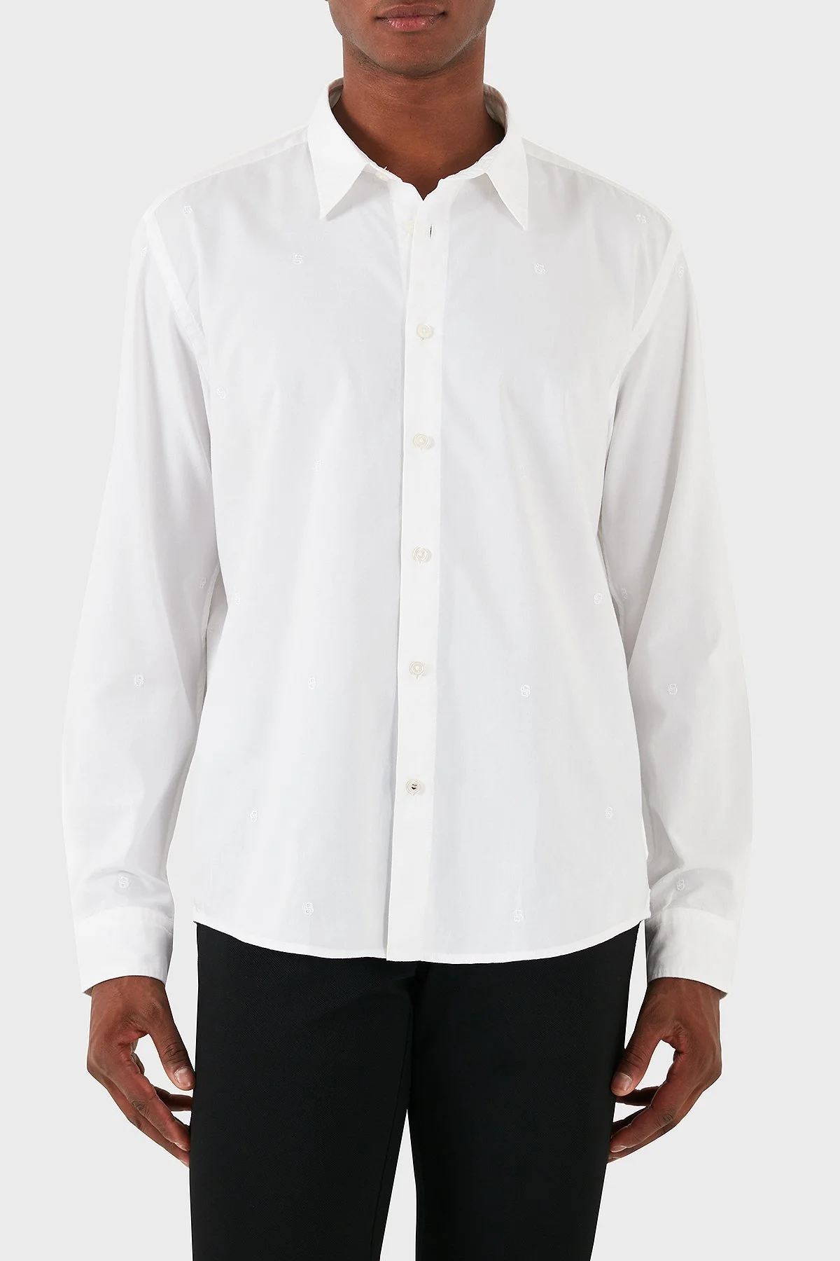 Boss % 100 Pamuk Regular Fit Erkek Gömlek 50528153 100 BEYAZ - 1