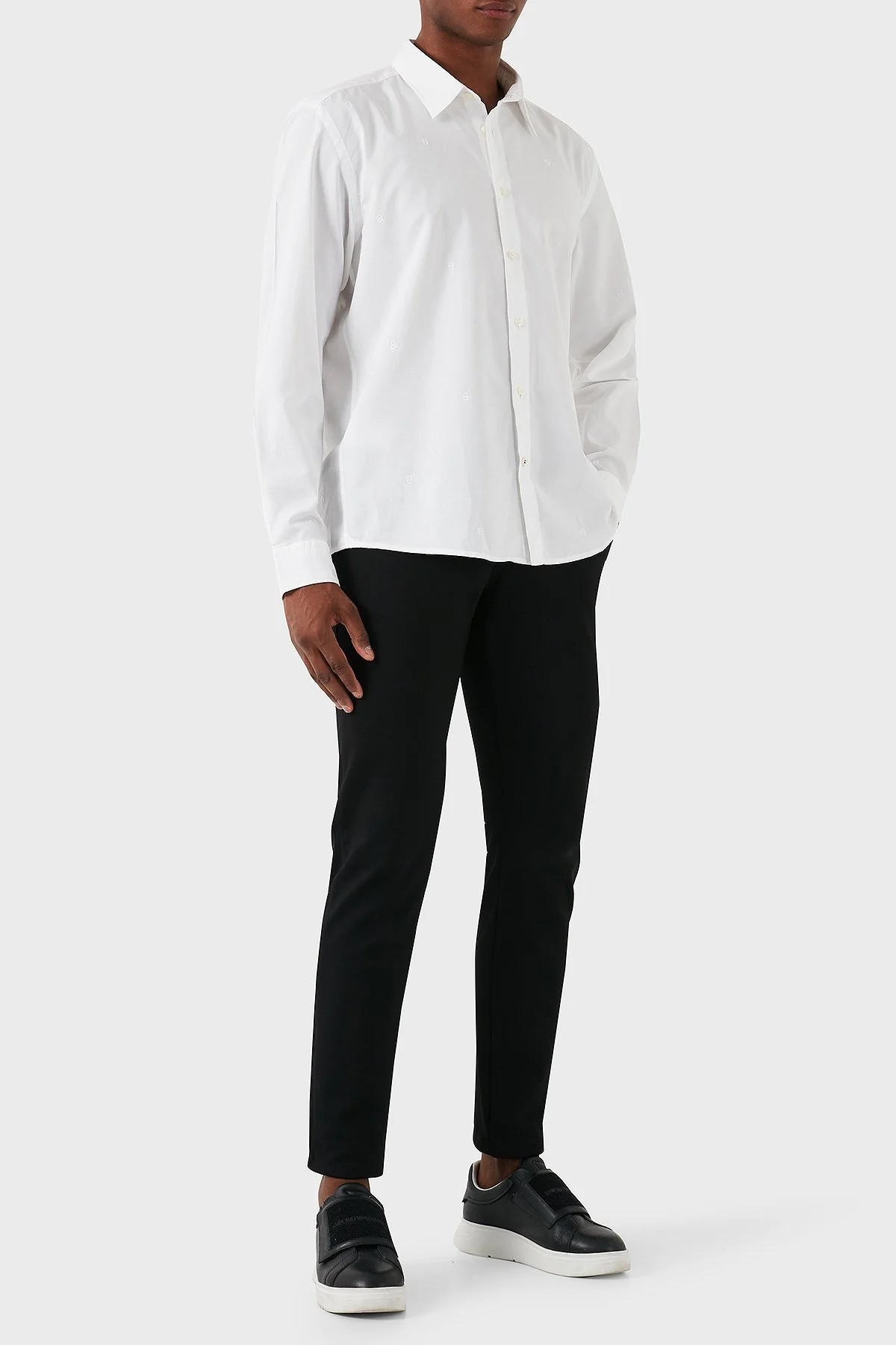 Boss % 100 Pamuk Regular Fit Erkek Gömlek 50528153 100 BEYAZ - 2