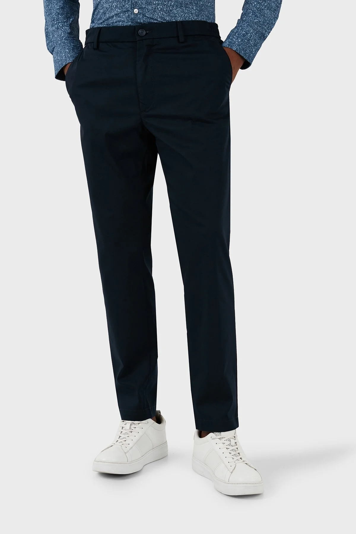 Boss Pamuklu Regular Fit Erkek Pantolon 50514213 404 LACİVERT - 3