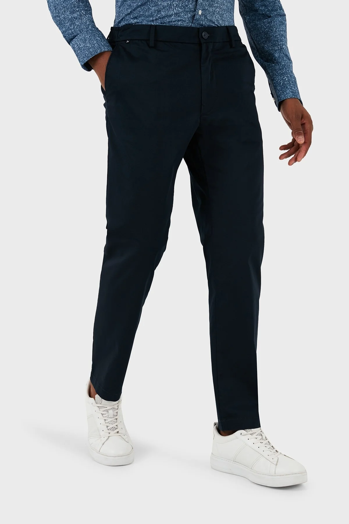 Boss Pamuklu Regular Fit Erkek Pantolon 50514213 404 LACİVERT - 4