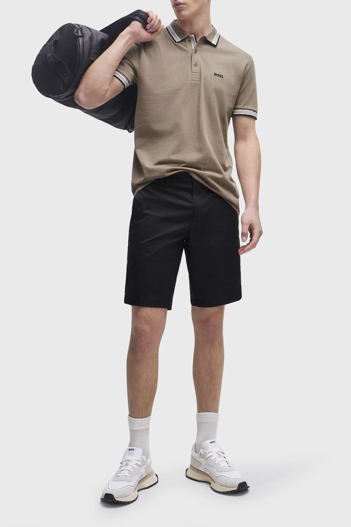 Boss Pamuklu Regular Fit Erkek Polo Yaka T Shirt 50469055 334 GRİ - 2