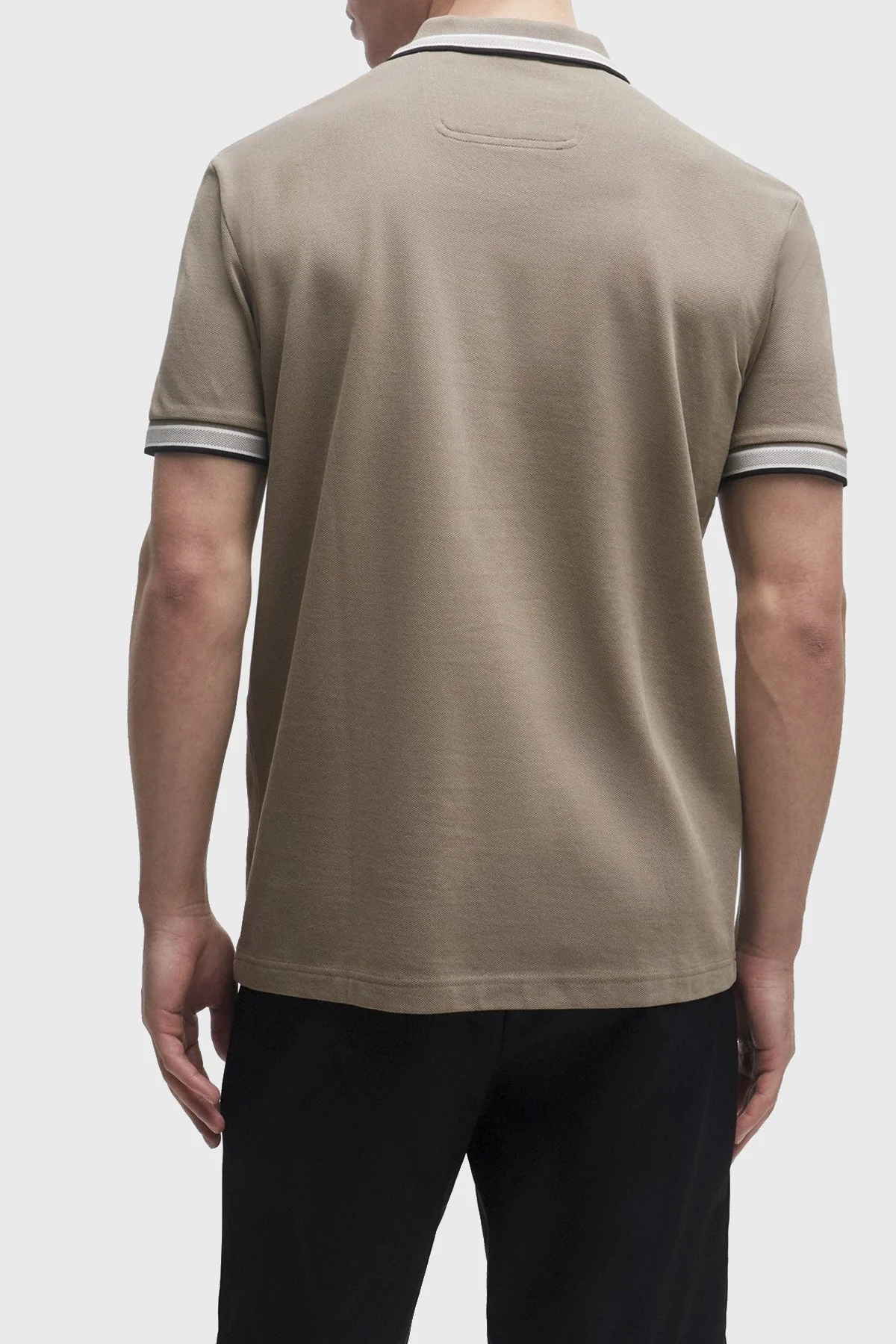 Boss Pamuklu Regular Fit Erkek Polo Yaka T Shirt 50469055 334 GRİ - 4