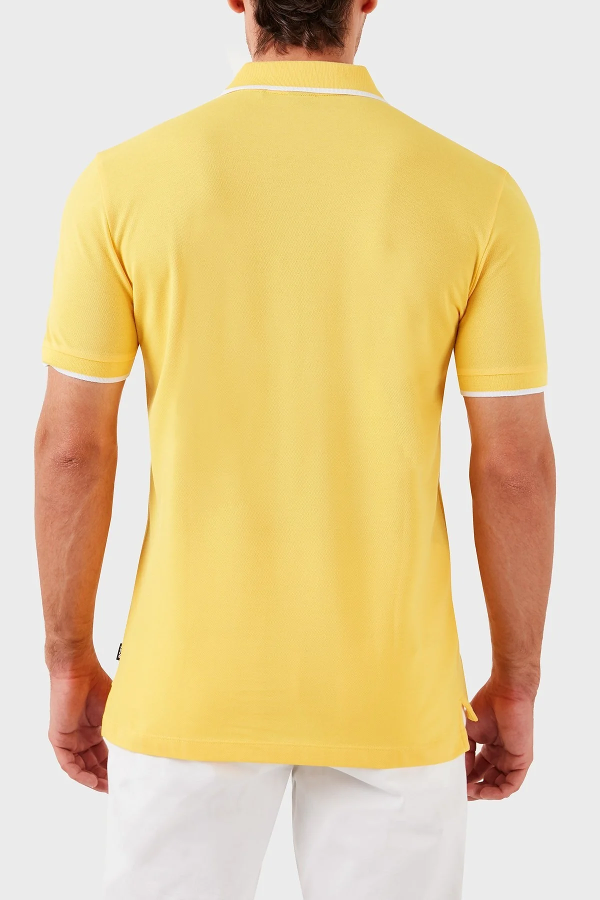 Boss Pamuklu Regular Fit Erkek Polo Yaka T Shirt 50494697 755 SARI - 3