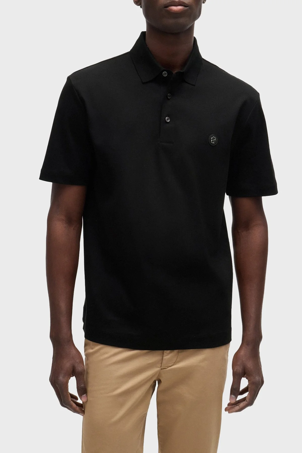 Boss Pamuklu Regular Fit Polo Yaka Erkek T Shirt 50520297 001 SİYAH - 1
