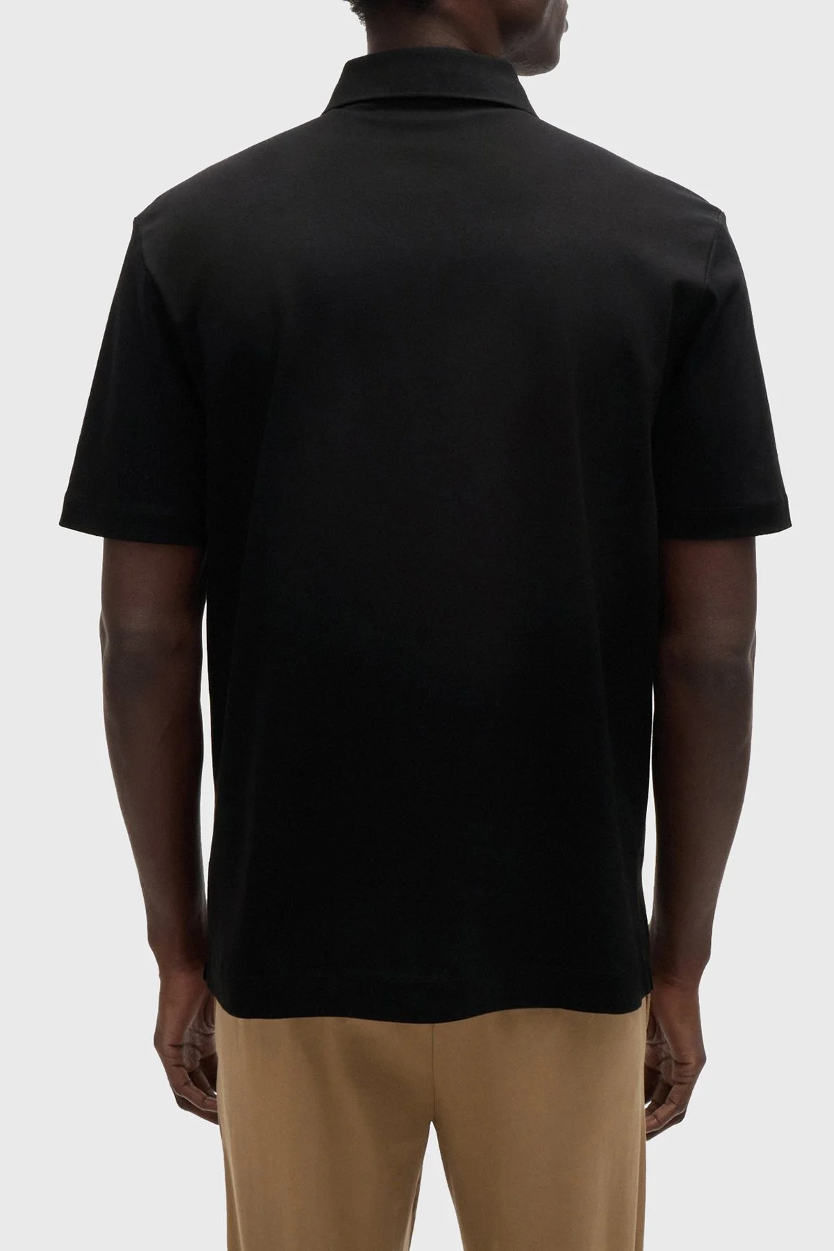 Boss Pamuklu Regular Fit Polo Yaka Erkek T Shirt 50520297 001 SİYAH - 2