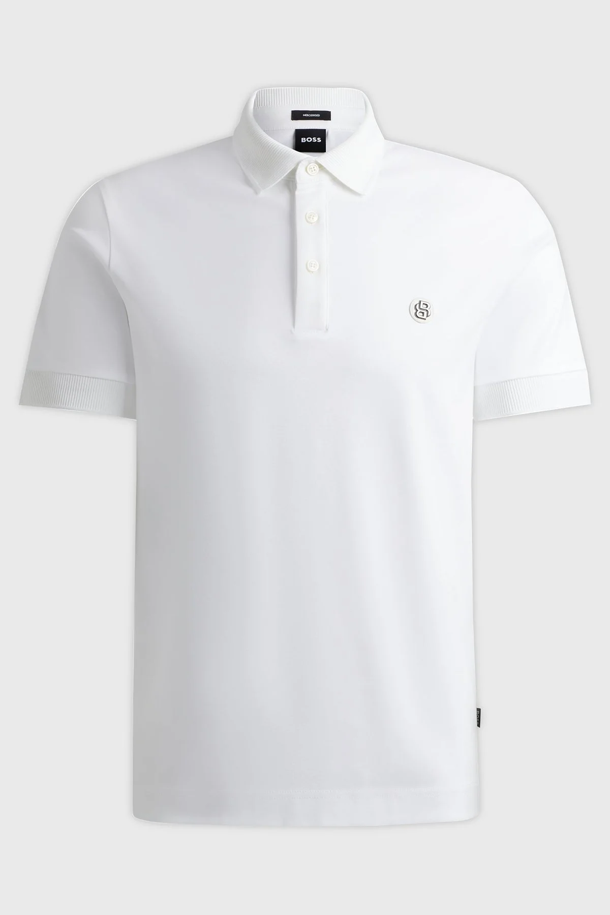 Boss Pamuklu Regular Fit Erkek Polo Yaka T Shirt 50520297 100 BEYAZ - 5