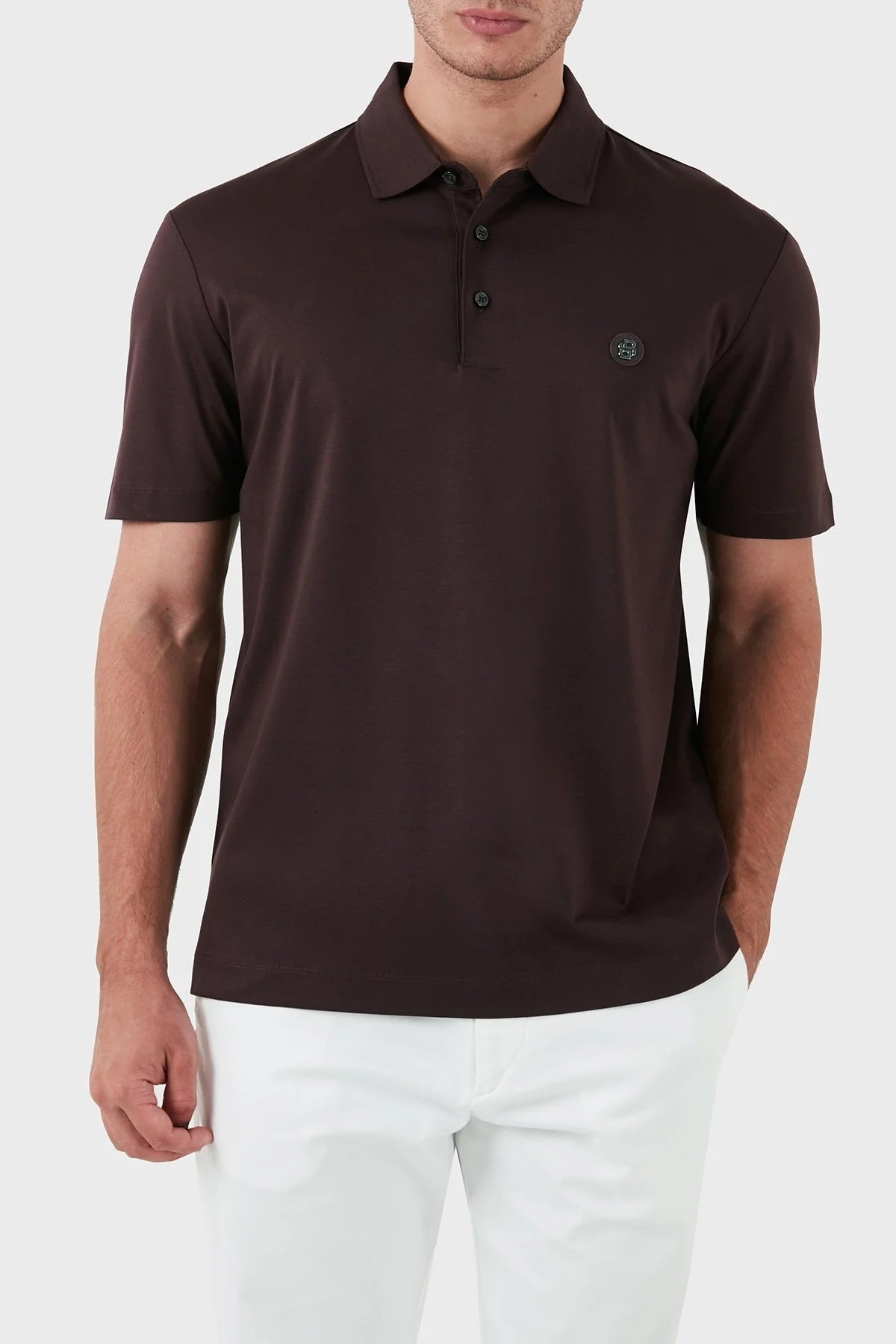 Boss Pamuklu Regular Fit Erkek Polo Yaka T Shirt 50520297 642 BORDO - 4