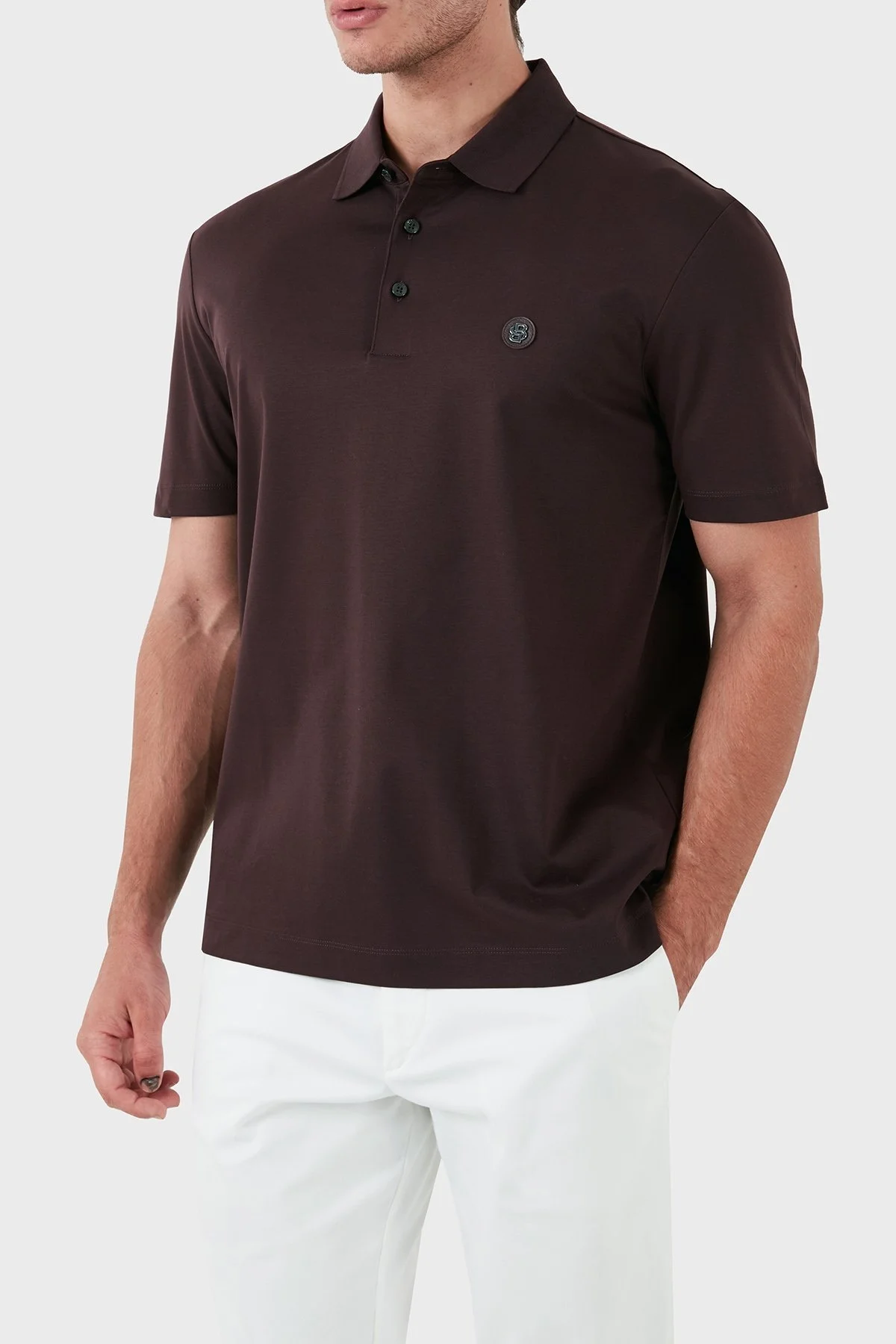 Boss Pamuklu Regular Fit Erkek Polo Yaka T Shirt 50520297 642 BORDO - 9