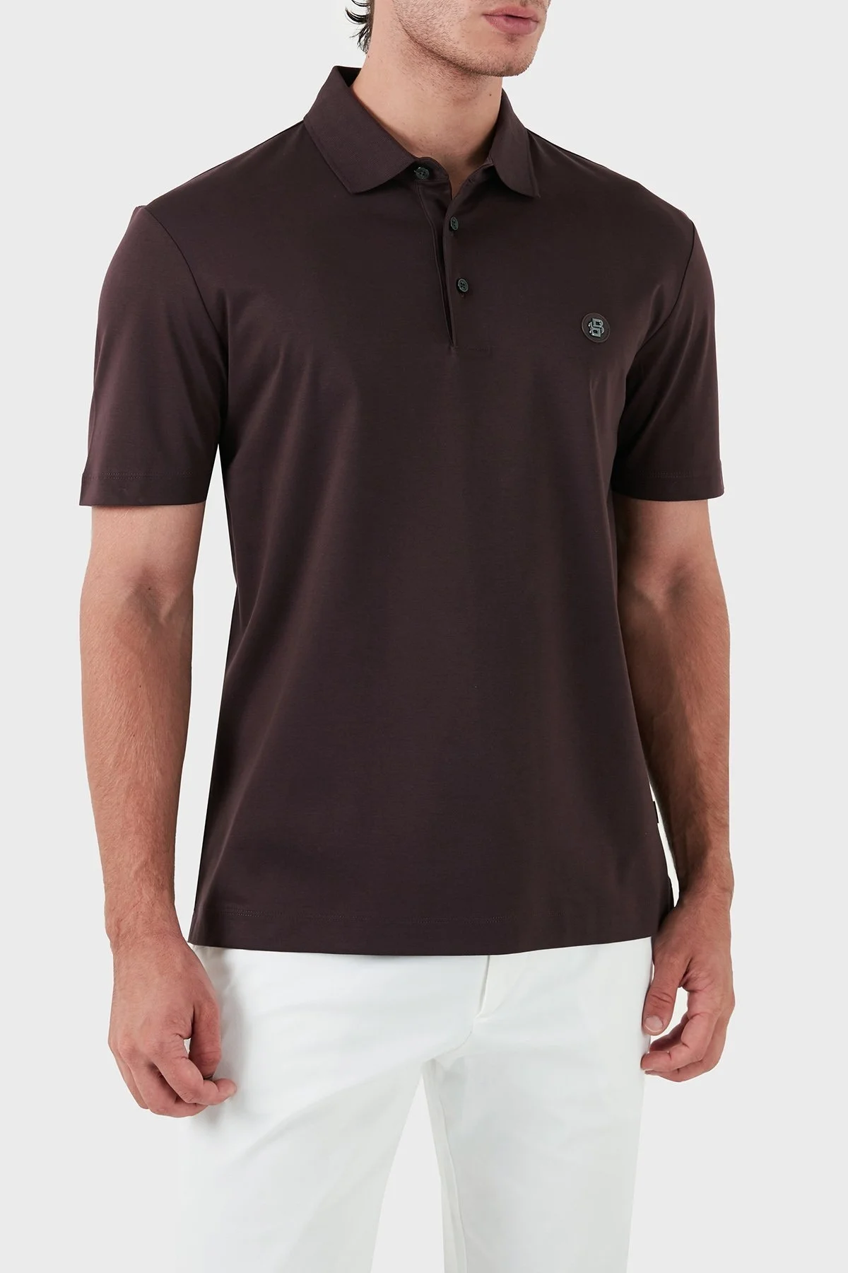 Boss Pamuklu Regular Fit Erkek Polo Yaka T Shirt 50520297 642 BORDO - 11