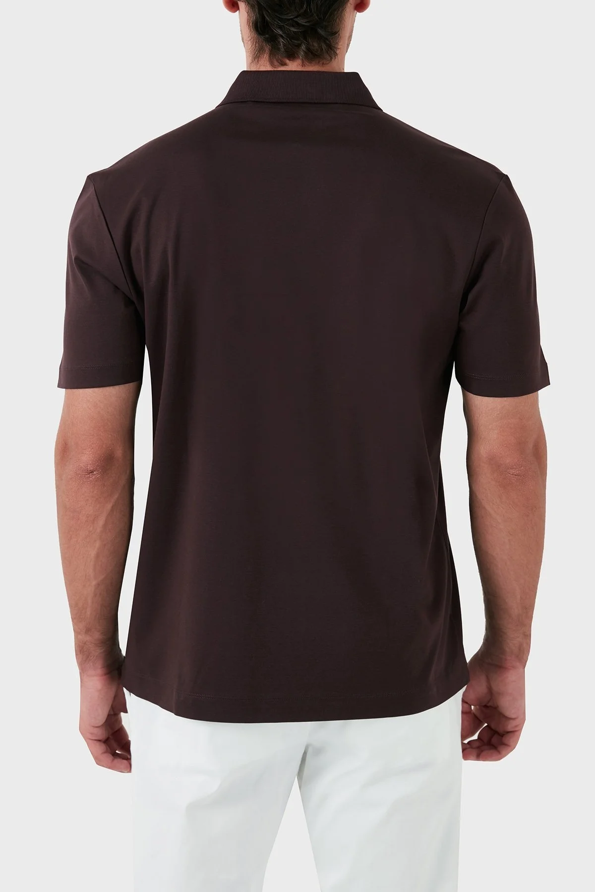 Boss Pamuklu Regular Fit Erkek Polo Yaka T Shirt 50520297 642 BORDO - 14