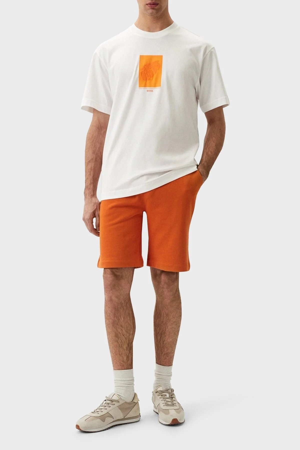 Boss Pamuklu Regular Fit Erkek T Shirt 50512118 100 BEYAZ - 2