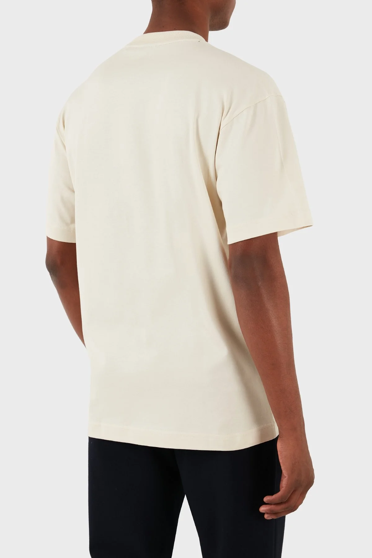 Boss Pamuklu Regular Fit Erkek T Shirt 50512118 131 EKRU - 3