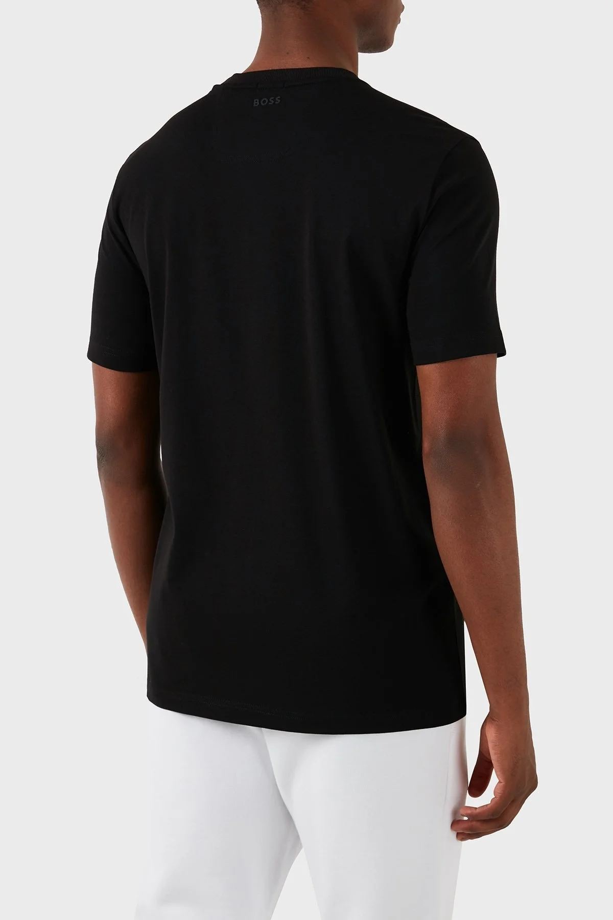 Boss Pamuklu Regular Fit Erkek T Shirt 50513010 001 SİYAH - 2