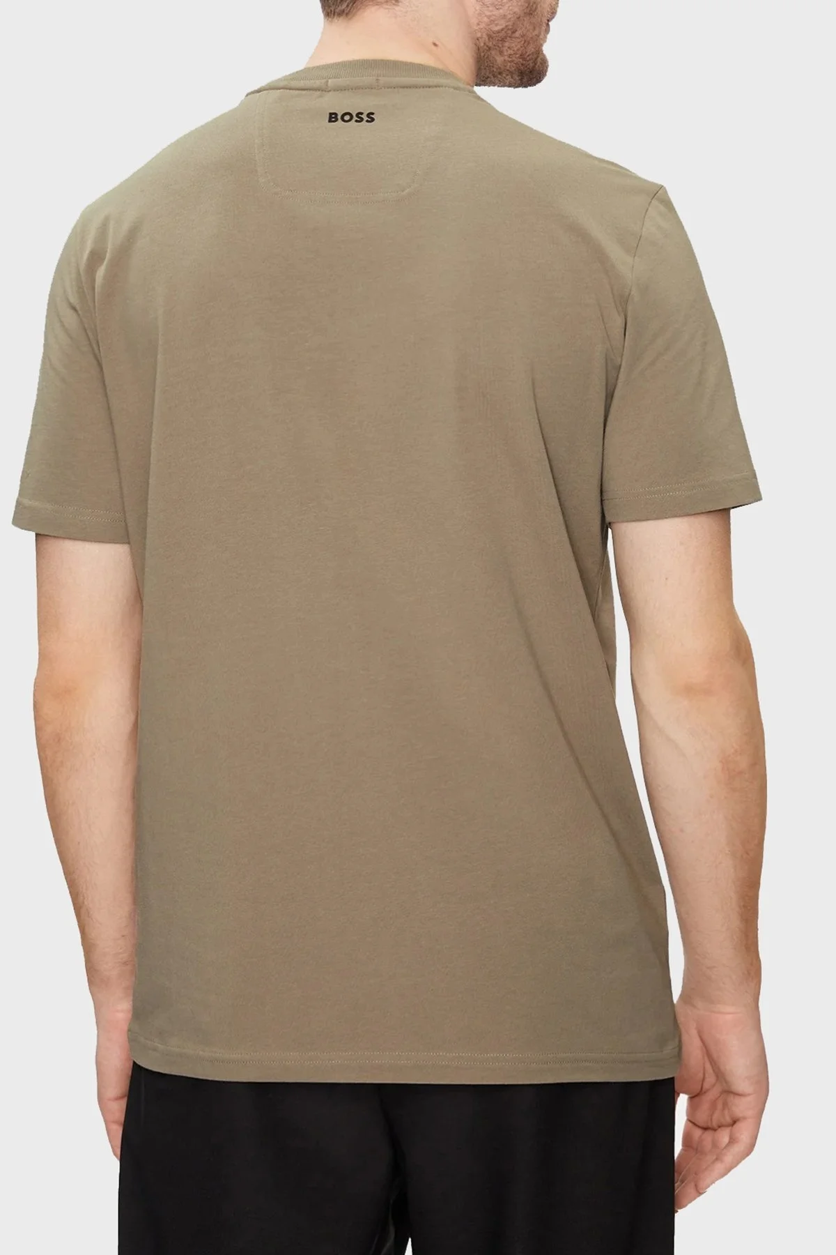 Boss Pamuklu Regular Fit Erkek T Shirt 50513010 334 HAKİ - 2