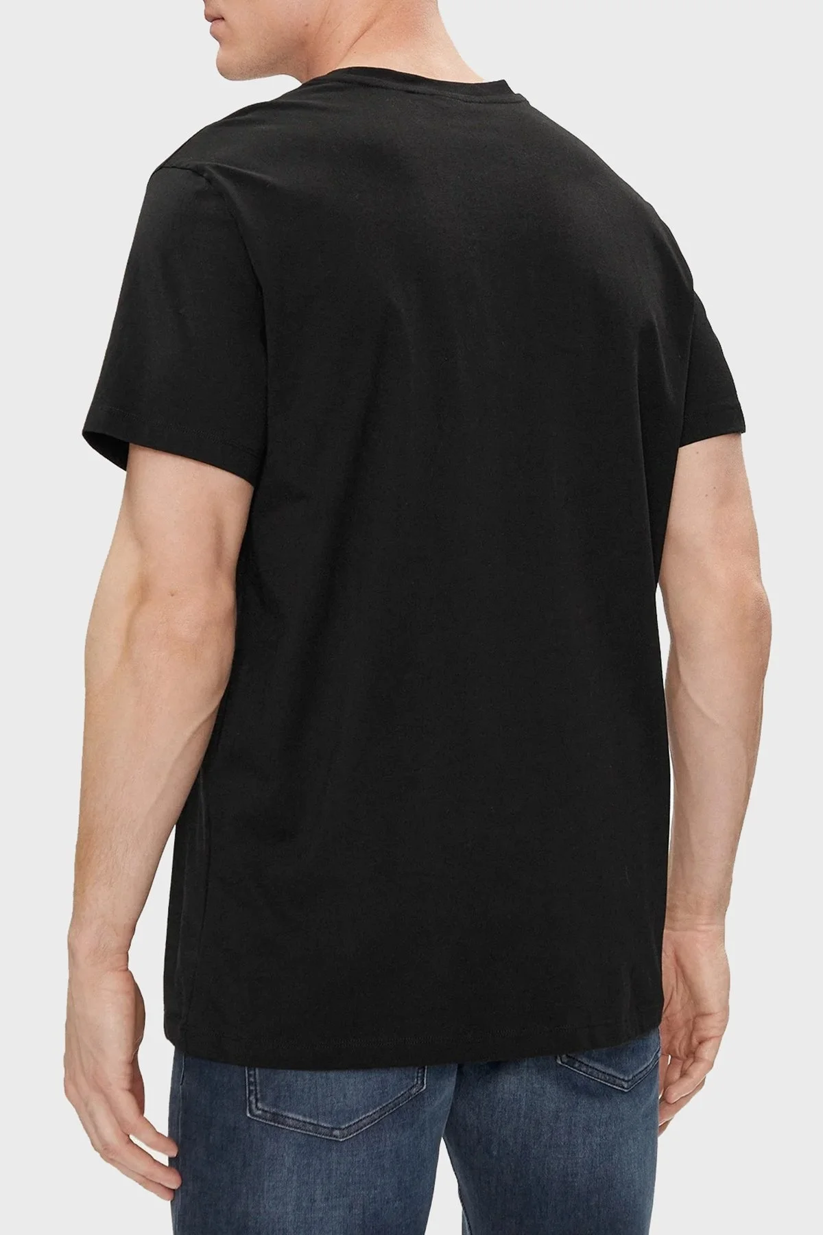 Boss Pamuklu Regular Fit Erkek T Shirt 50514914 001 SİYAH - 2