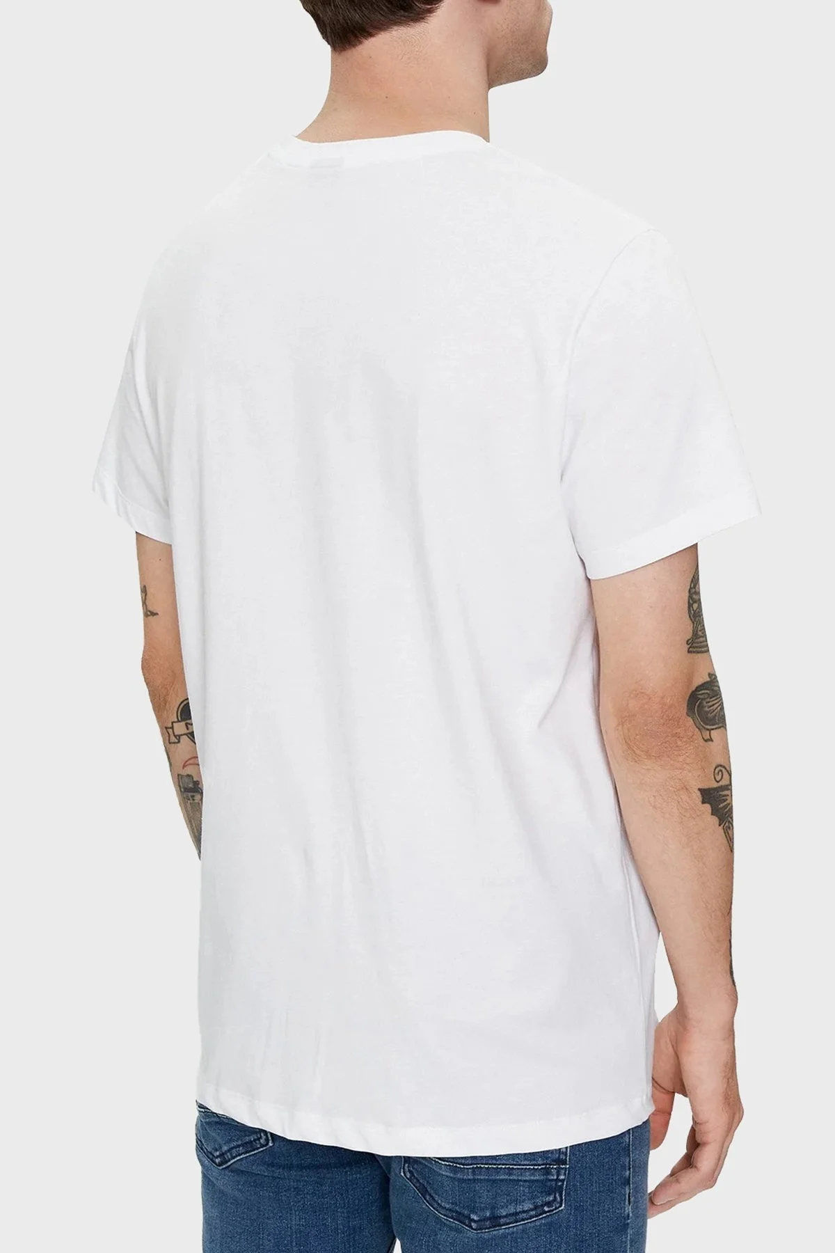 Boss Pamuklu Regular Fit Erkek T Shirt 50514914 100 BEYAZ - 2