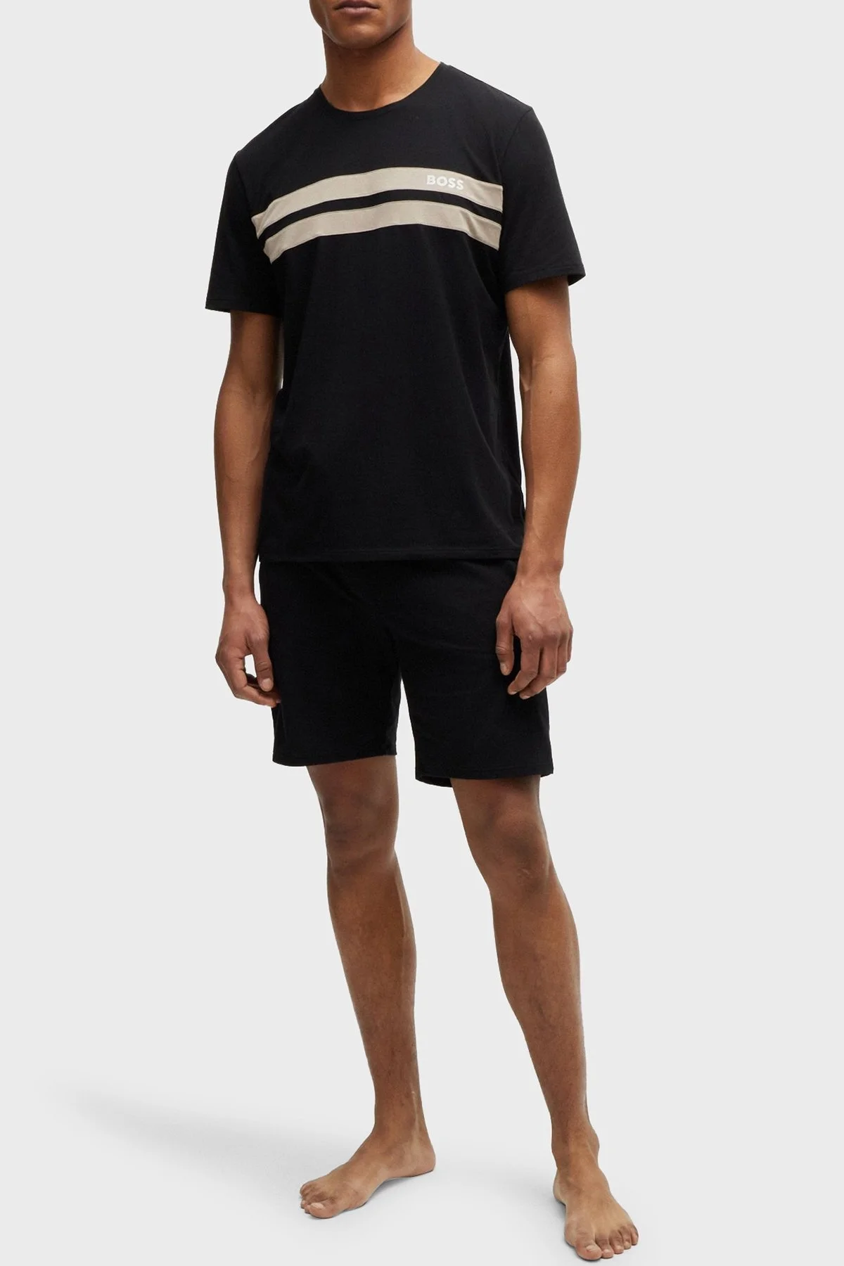 Boss Pamuklu Regular Fit Erkek T Shirt 50515501 001 SİYAH - 3