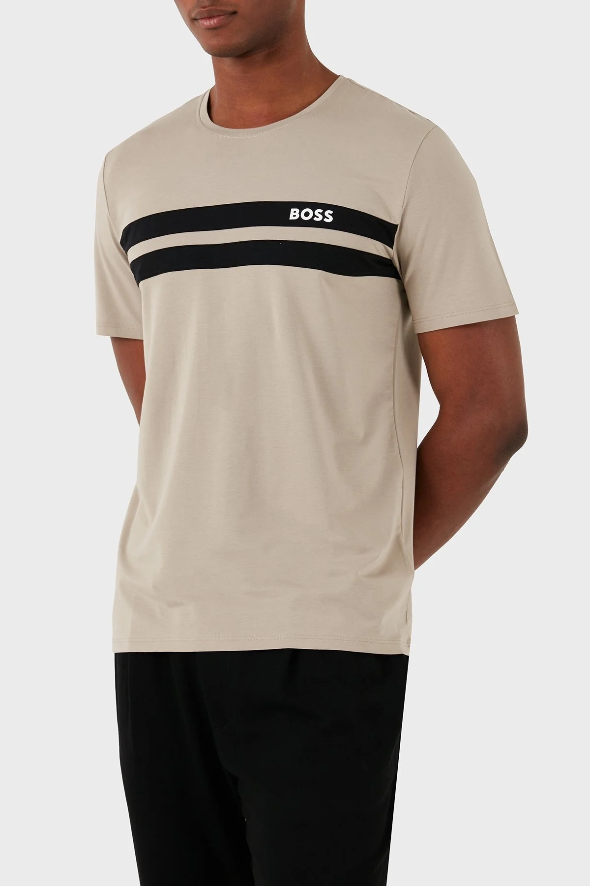 Boss Pamuklu Regular Fit Erkek T Shirt 50515501 255 BEJ - 6