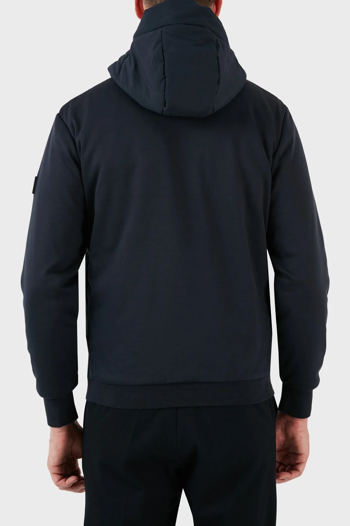 Boss Pamuklu Regular Fit Fermuarlı Kapüşonlu Erkek Sweat 50494276 404 LACİVERT - 3