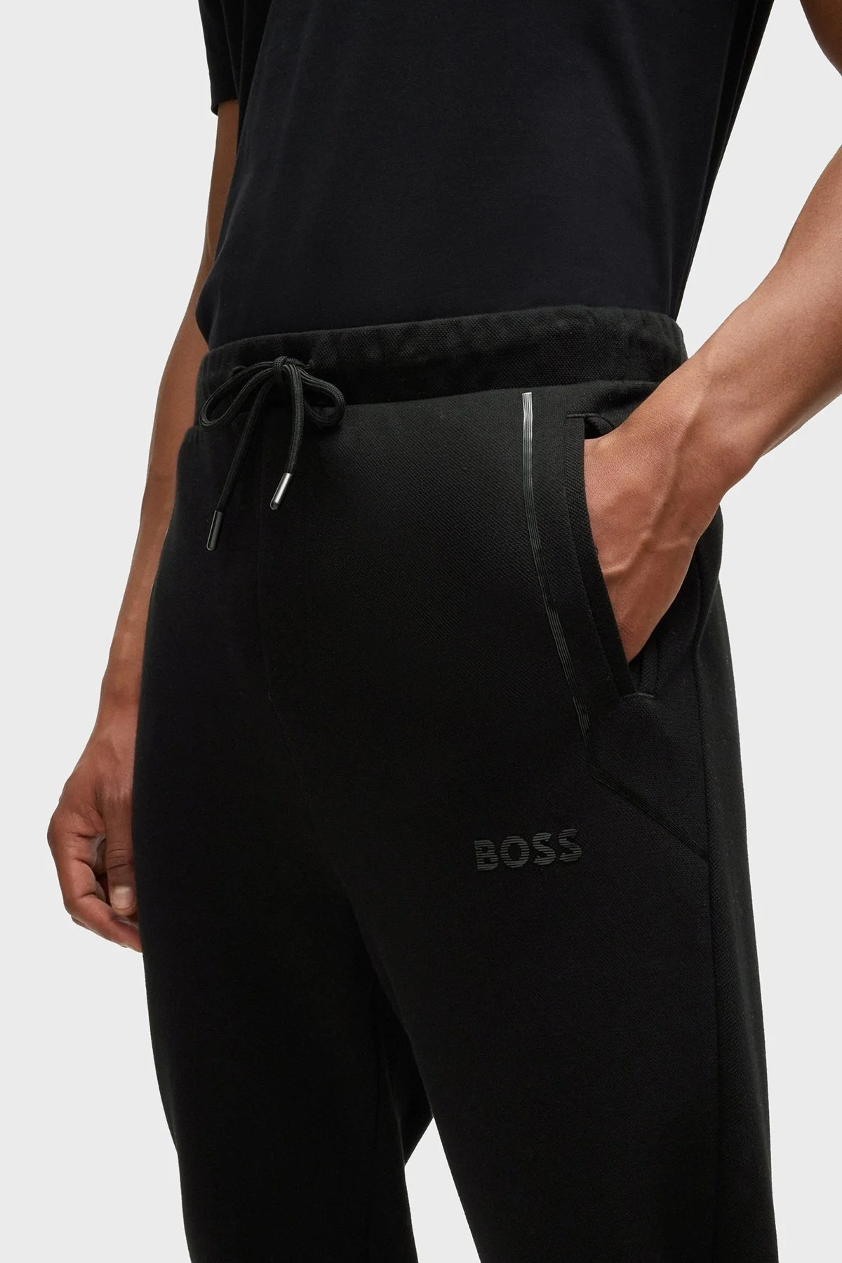 Boss Pamuklu Regular Fit Jogger Erkek Pantolon 50523447 001 SİYAH - 2