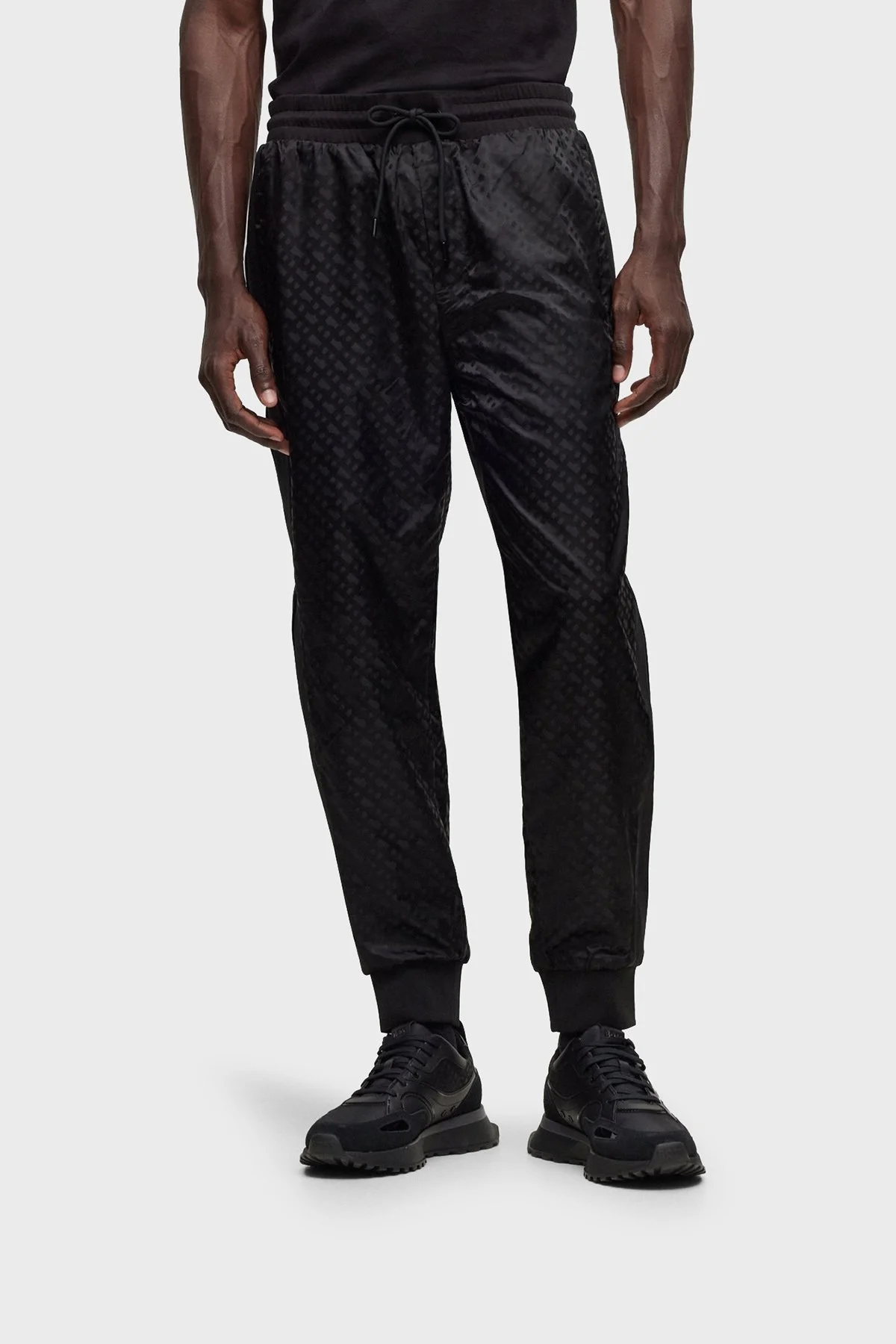 Boss Lamont Pamuklu Regular Fit Jogger Spor Erkek Pantolon 50494075 001 SİYAH - 1