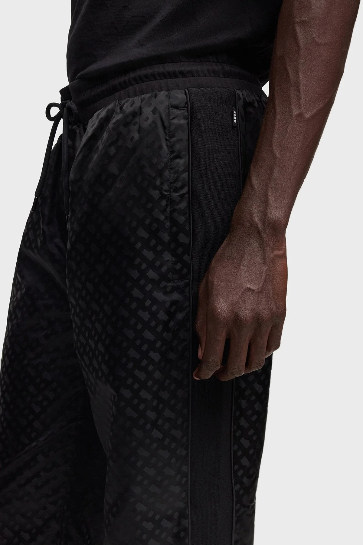 Boss Lamont Pamuklu Regular Fit Jogger Spor Erkek Pantolon 50494075 001 SİYAH - 3