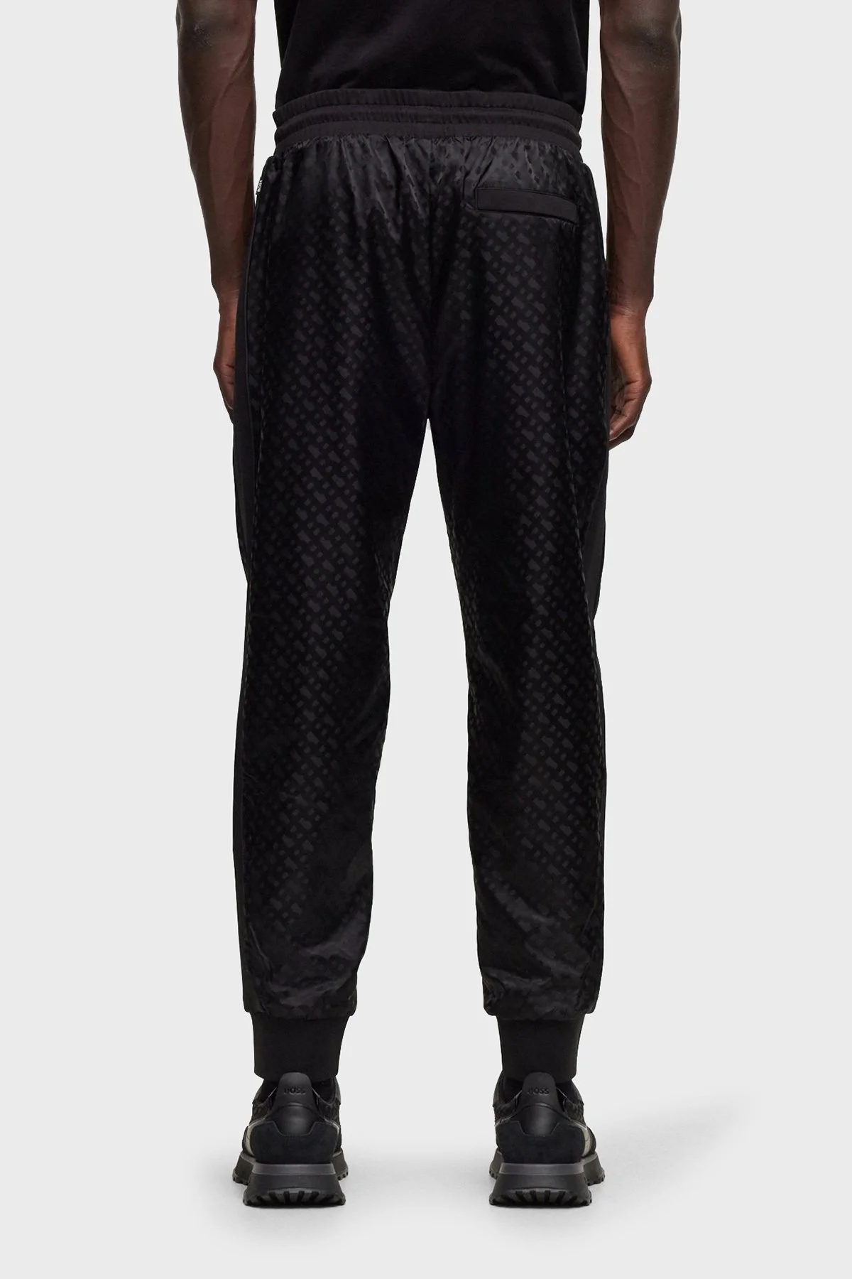 Boss Lamont Pamuklu Regular Fit Jogger Spor Erkek Pantolon 50494075 001 SİYAH - 4